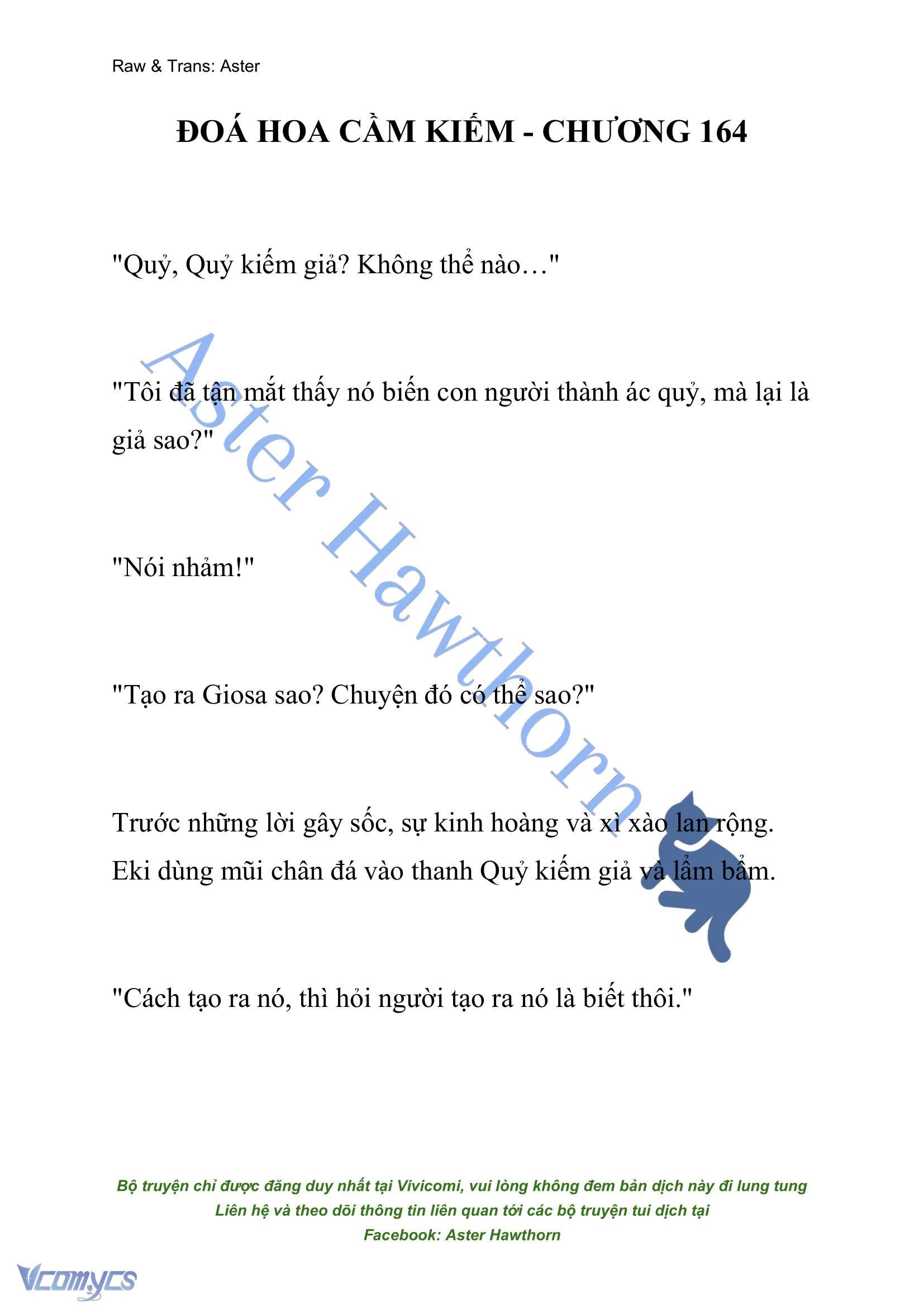 [NOVEL] Đóa Hoa Cầm Kiếm Chap 164 - Next Chap 165