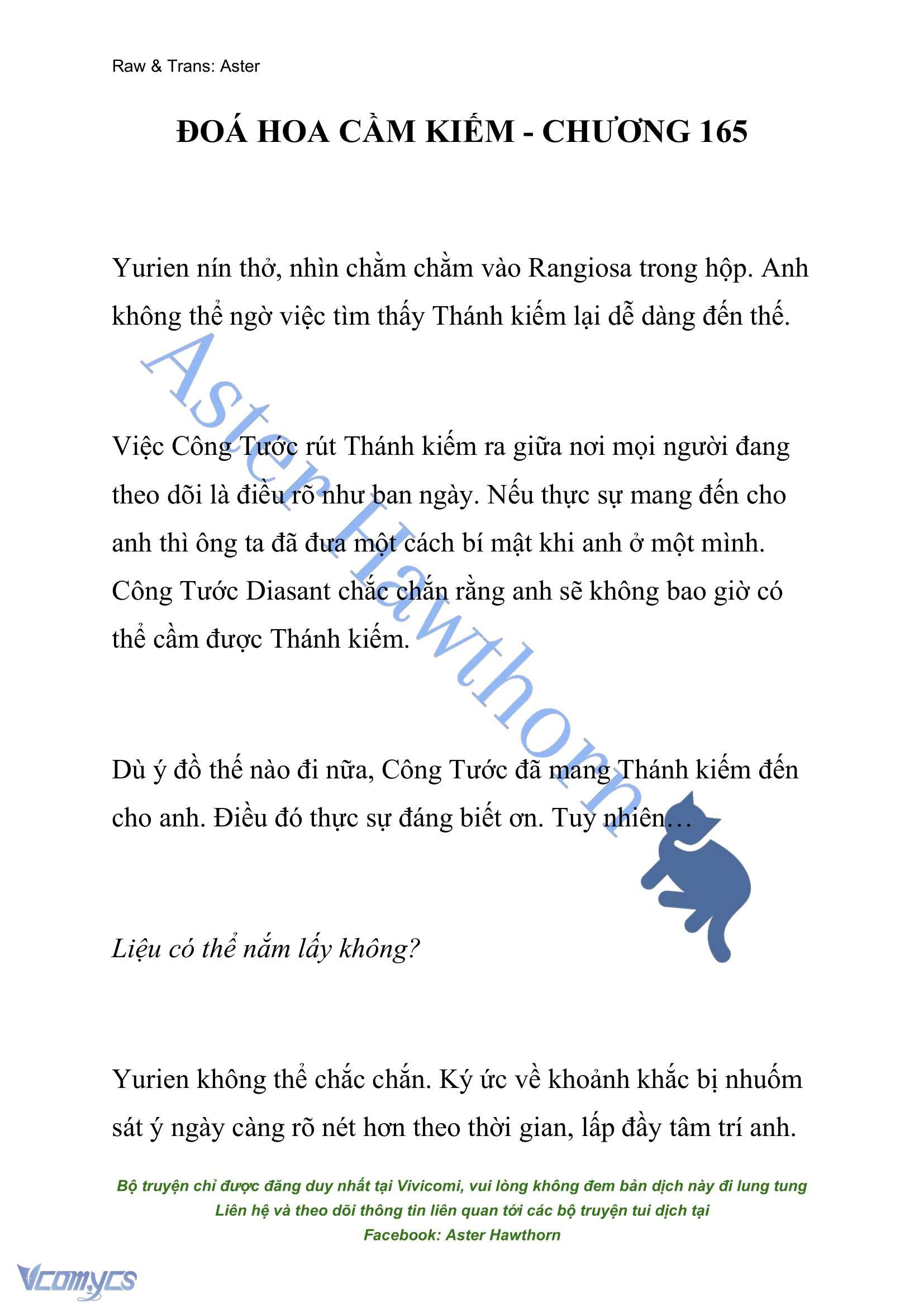 [NOVEL] Đóa Hoa Cầm Kiếm Chap 165 - Next Chap 166