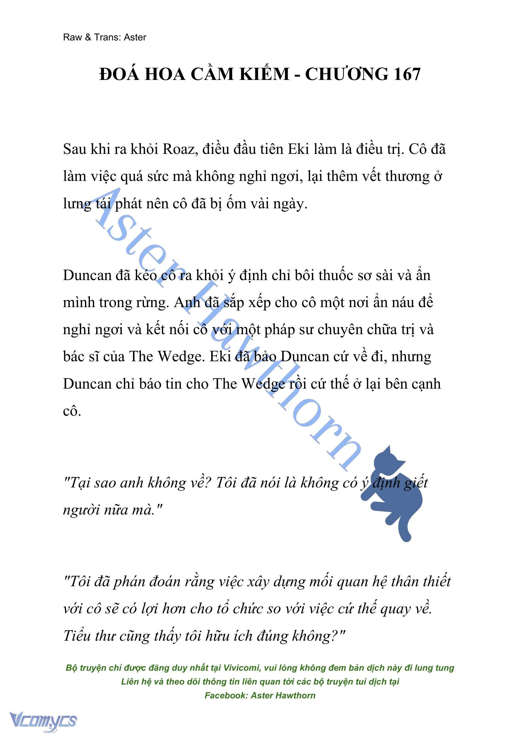 [NOVEL] Đóa Hoa Cầm Kiếm Chap 167 - Next Chap 168