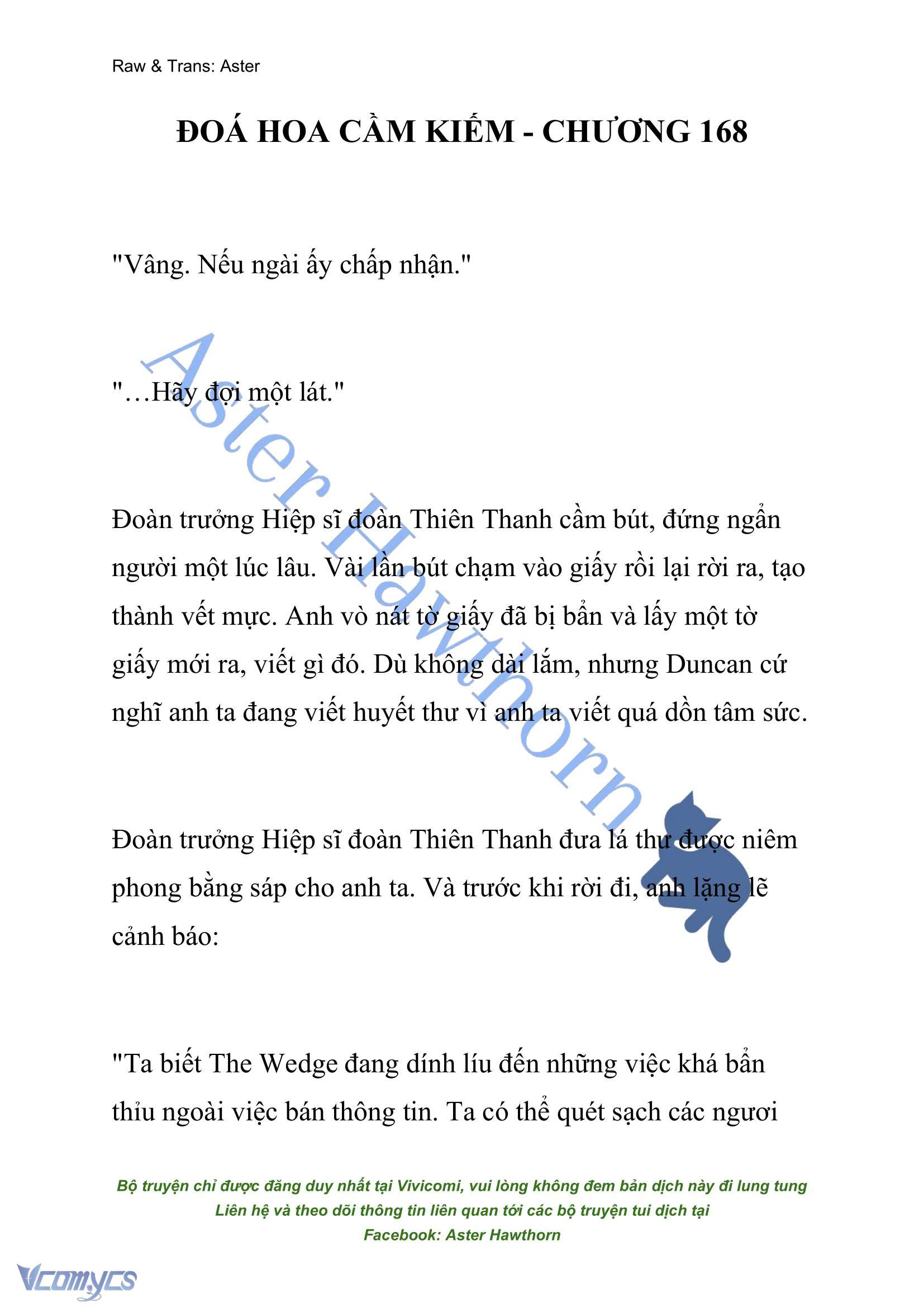 [NOVEL] Đóa Hoa Cầm Kiếm Chap 168 - Next Chap 169