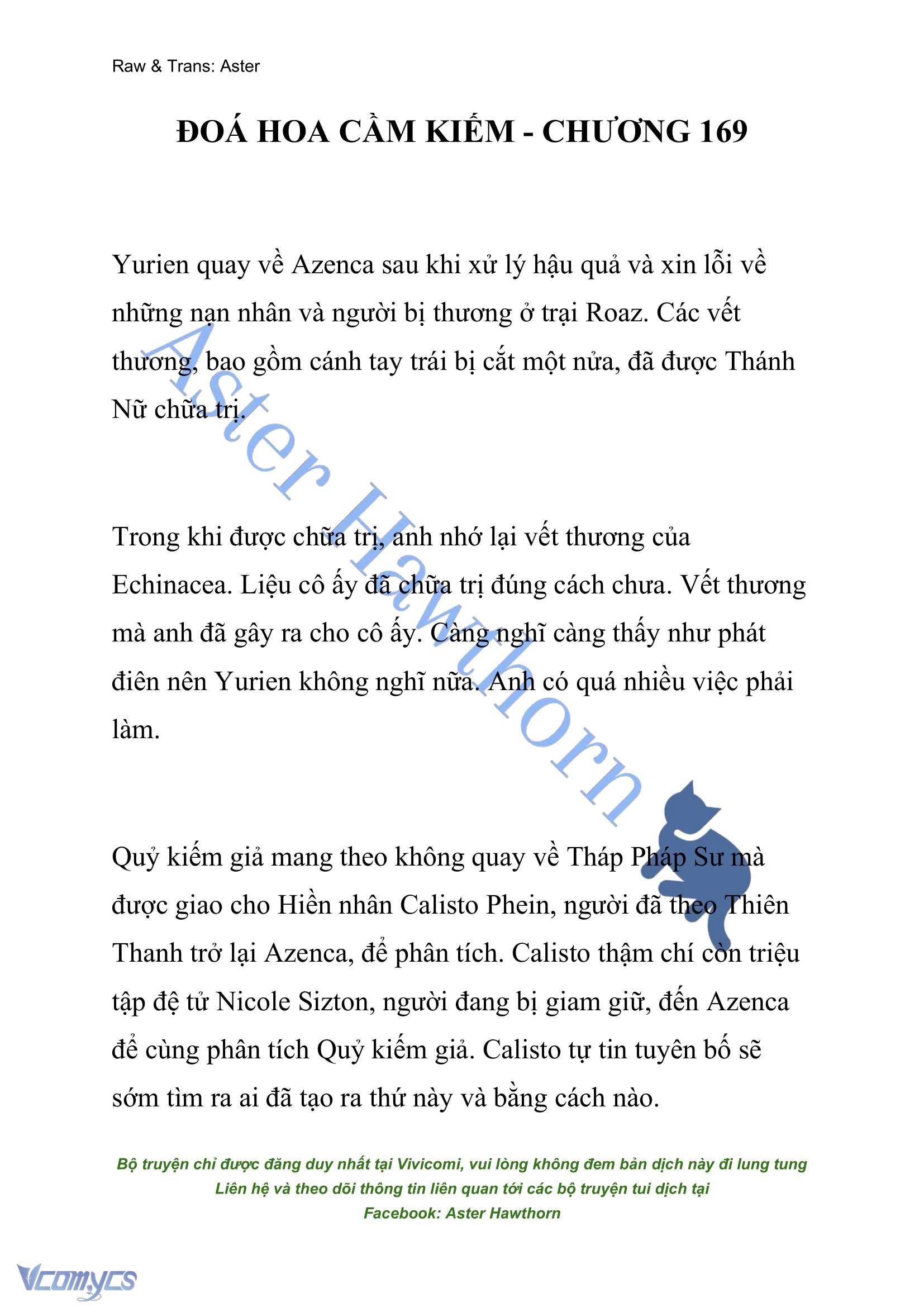 [NOVEL] Đóa Hoa Cầm Kiếm Chap 169 - Next Chap 170