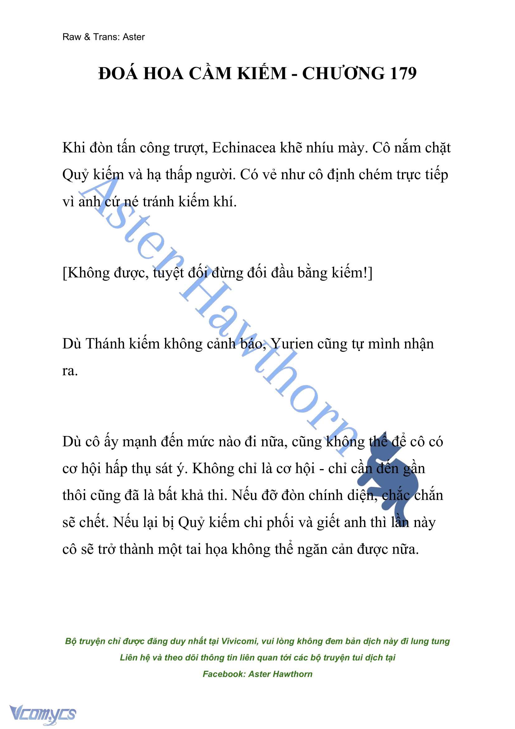 [NOVEL] Đóa Hoa Cầm Kiếm Chap 179 - Next Chap 180