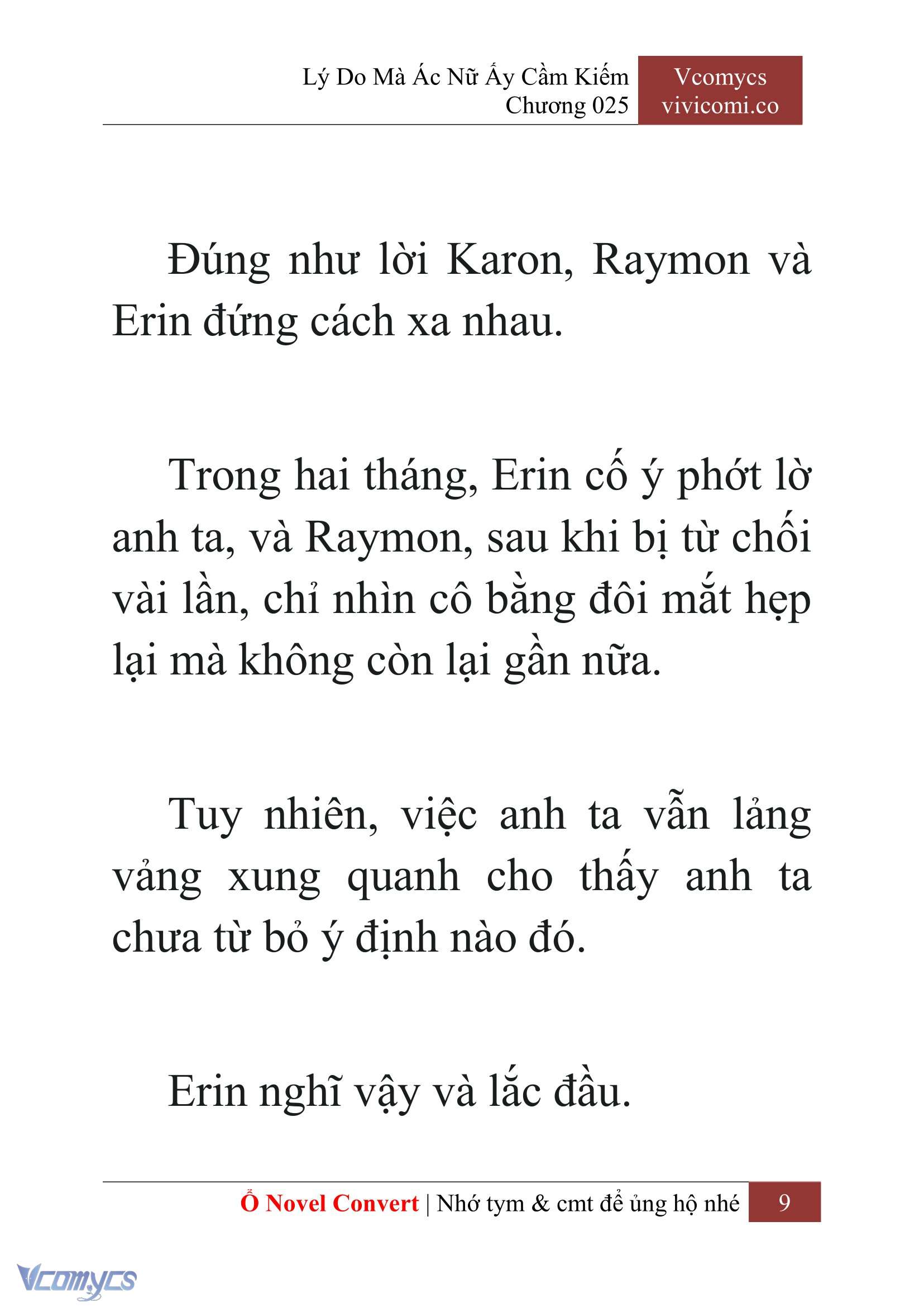 [Novel] Lý Do Mà Ác Nữ Ấy Cầm Kiếm Chap 25 - Next Chap 26