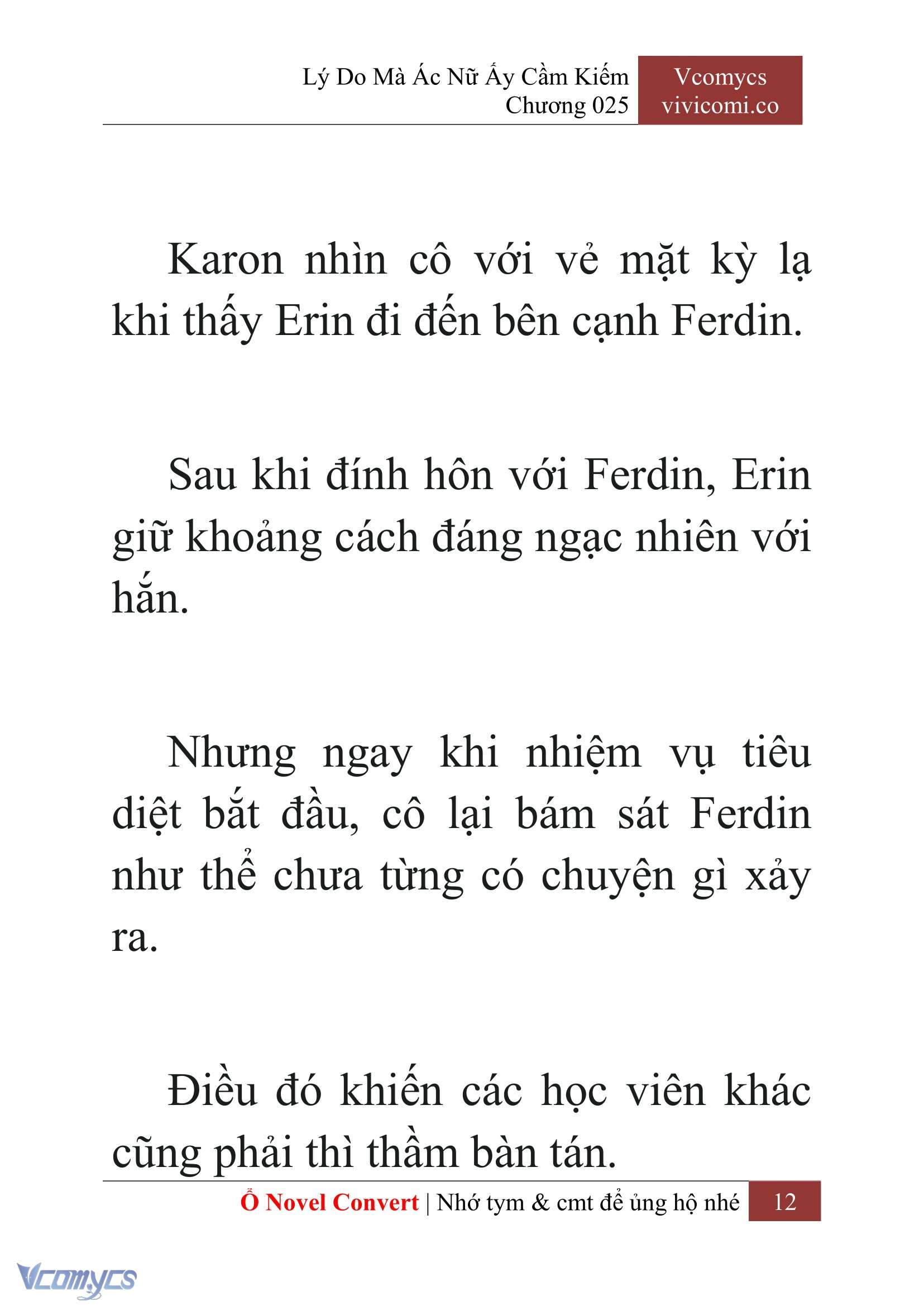 [Novel] Lý Do Mà Ác Nữ Ấy Cầm Kiếm Chap 25 - Next Chap 26