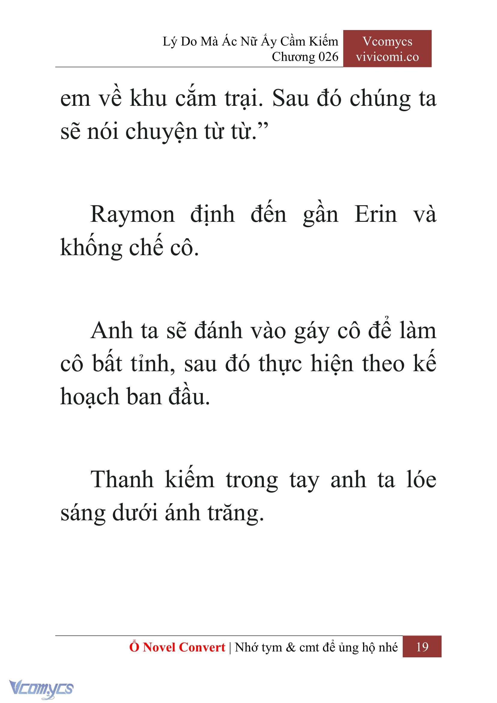 [Novel] Lý Do Mà Ác Nữ Ấy Cầm Kiếm Chap 26 - Next Chap 27