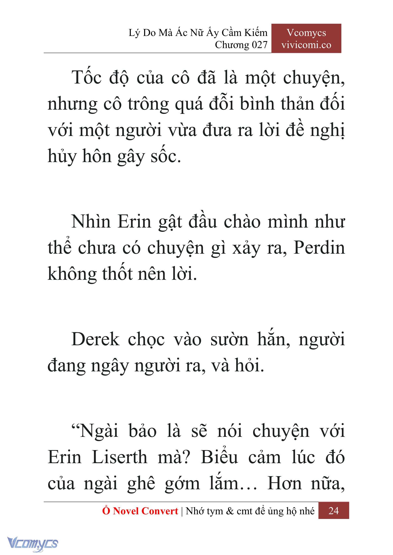 [Novel] Lý Do Mà Ác Nữ Ấy Cầm Kiếm Chap 27 - Next Chap 28