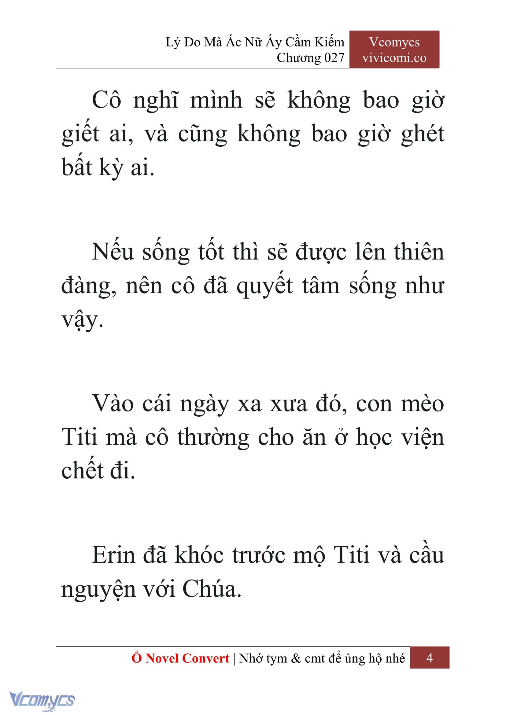[Novel] Lý Do Mà Ác Nữ Ấy Cầm Kiếm Chap 27 - Next Chap 28