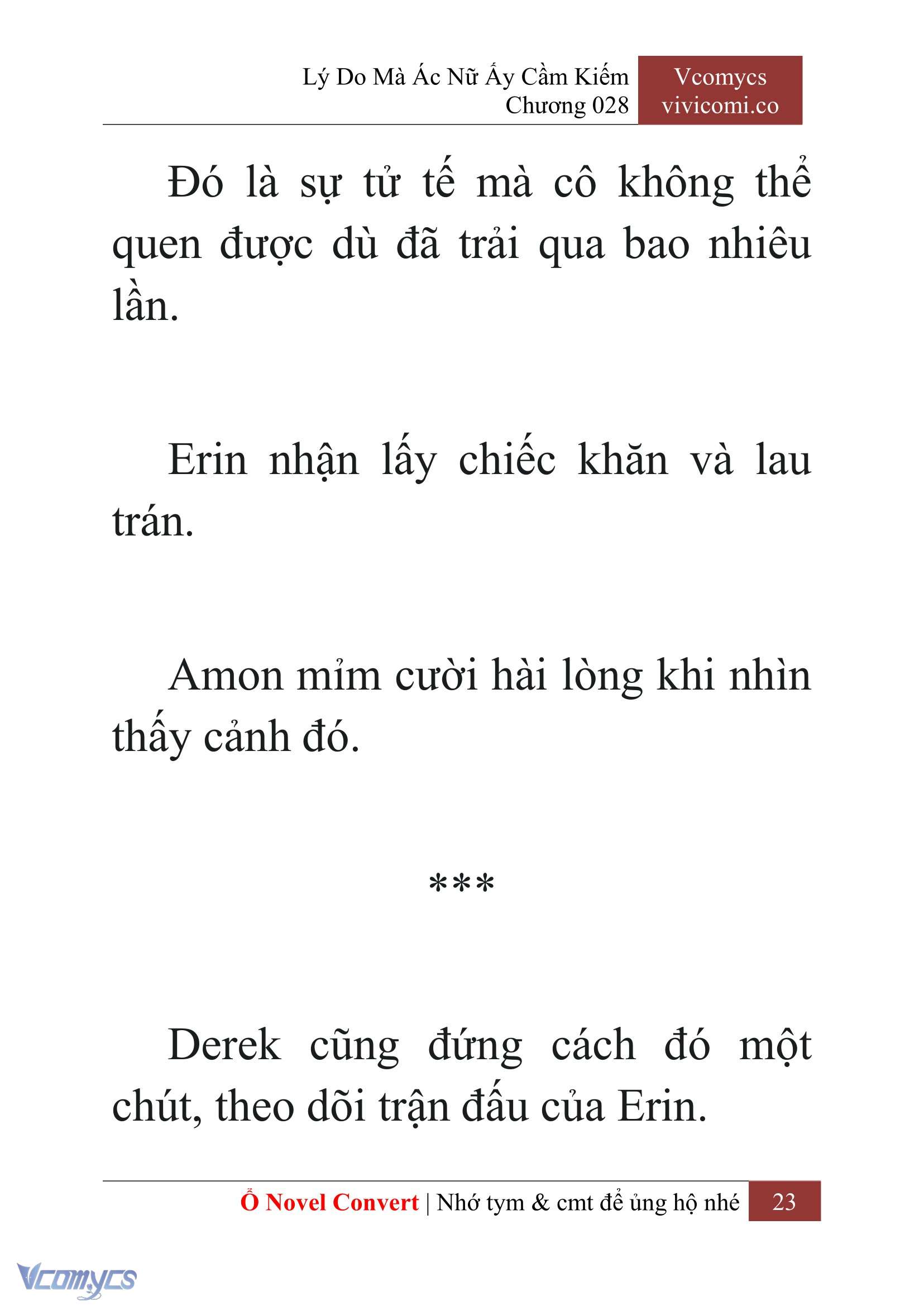 [Novel] Lý Do Mà Ác Nữ Ấy Cầm Kiếm Chap 28 - Next Chap 29