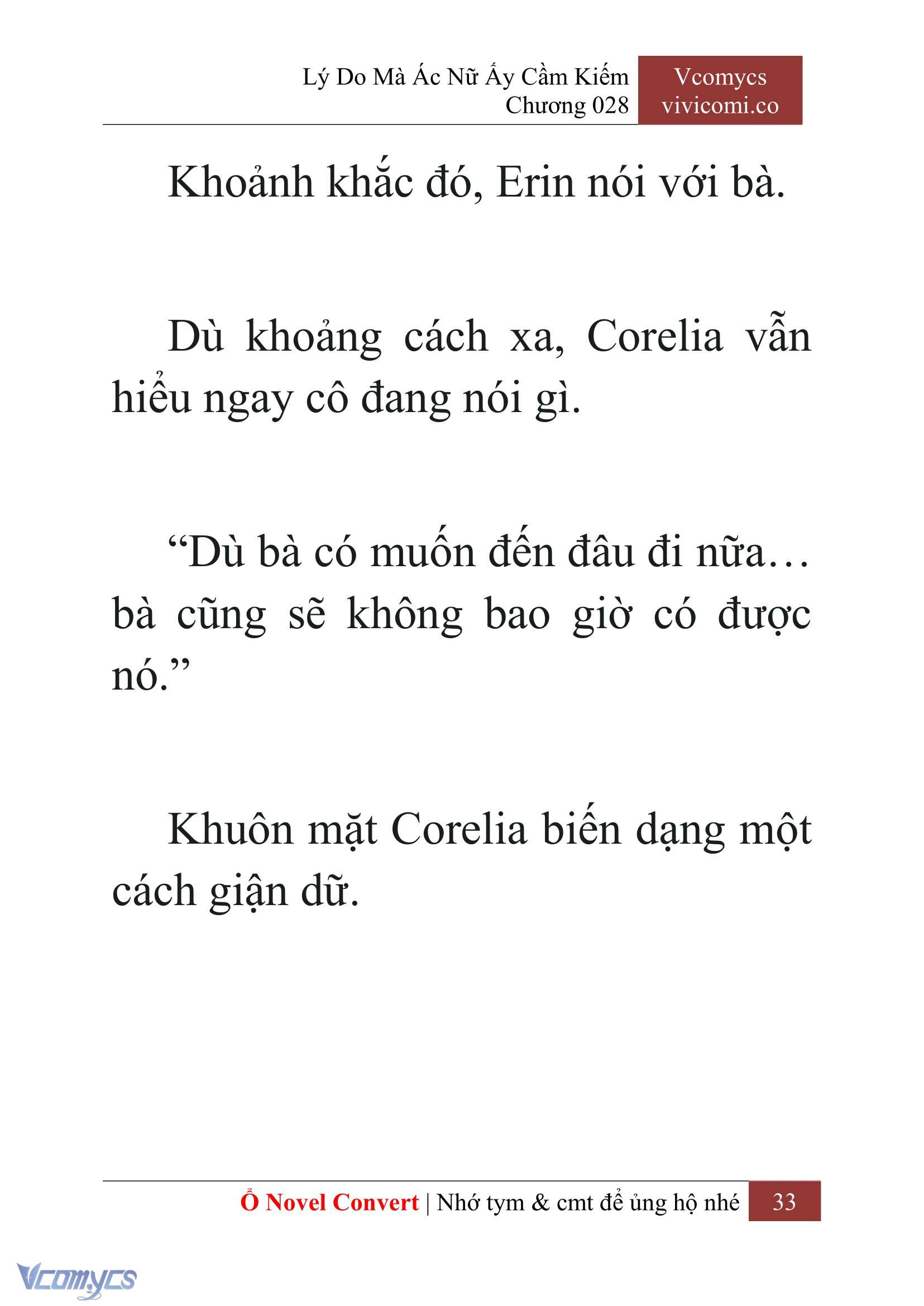 [Novel] Lý Do Mà Ác Nữ Ấy Cầm Kiếm Chap 28 - Next Chap 29