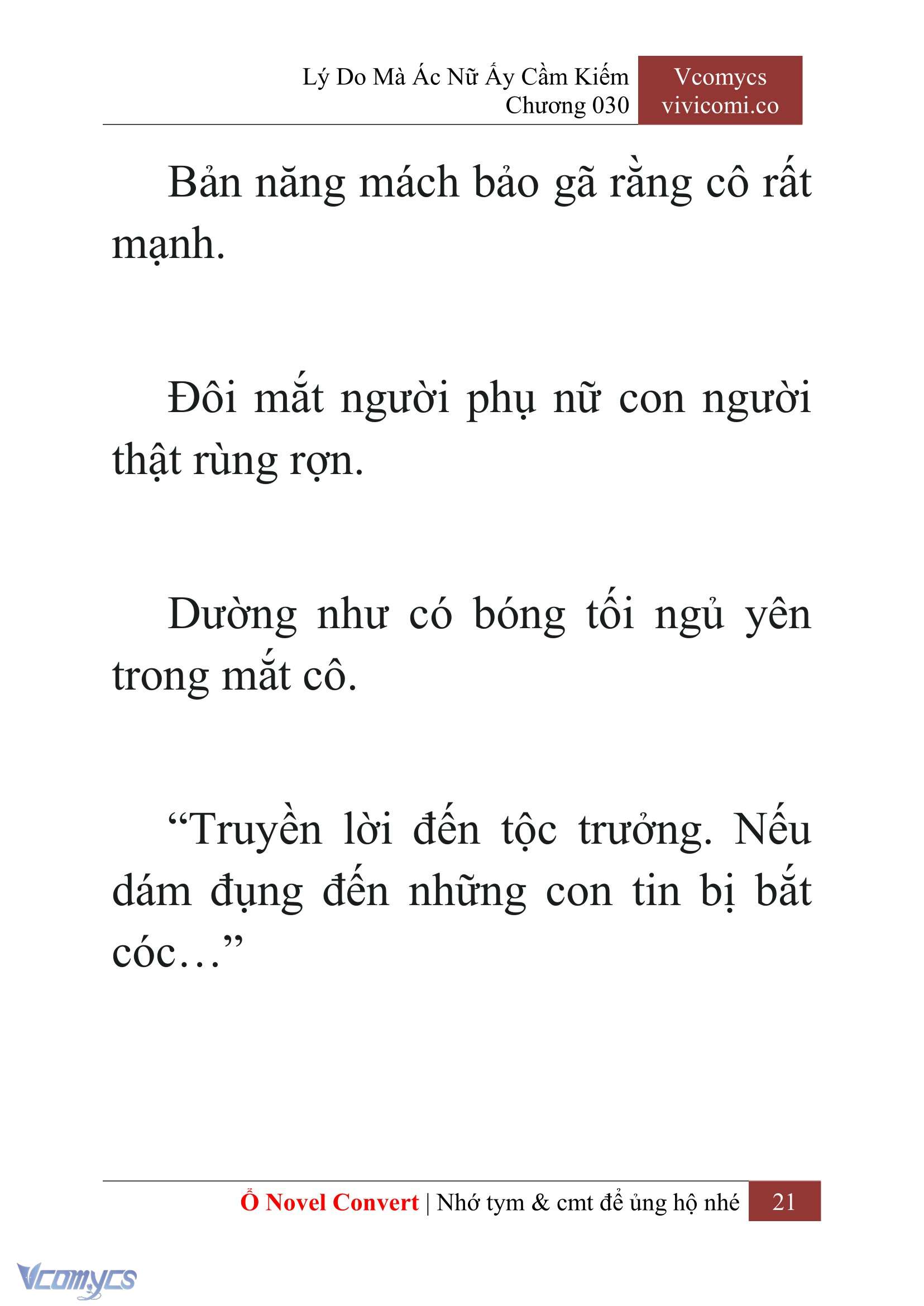 [Novel] Lý Do Mà Ác Nữ Ấy Cầm Kiếm Chap 30 - Next Chap 31