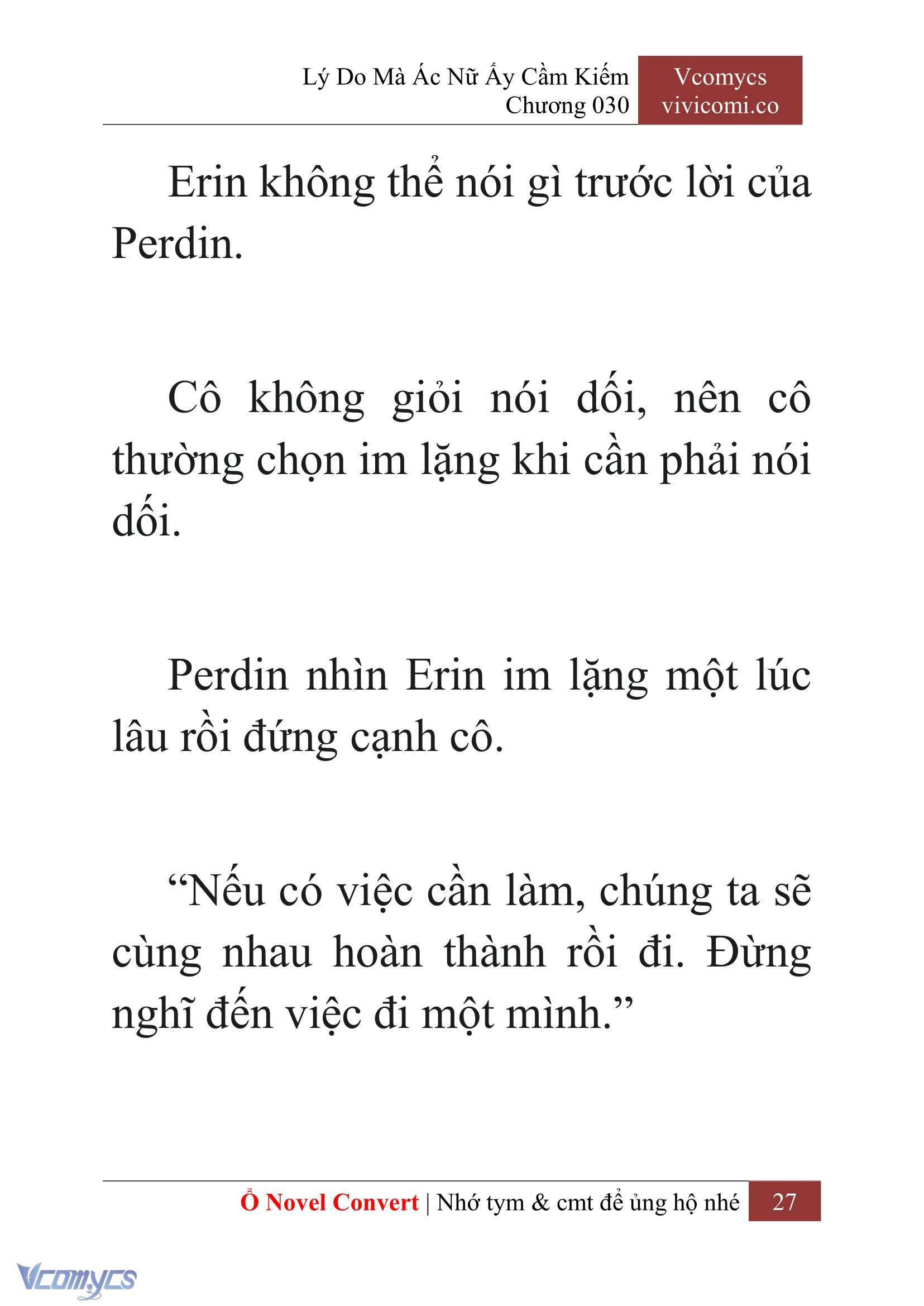 [Novel] Lý Do Mà Ác Nữ Ấy Cầm Kiếm Chap 30 - Next Chap 31