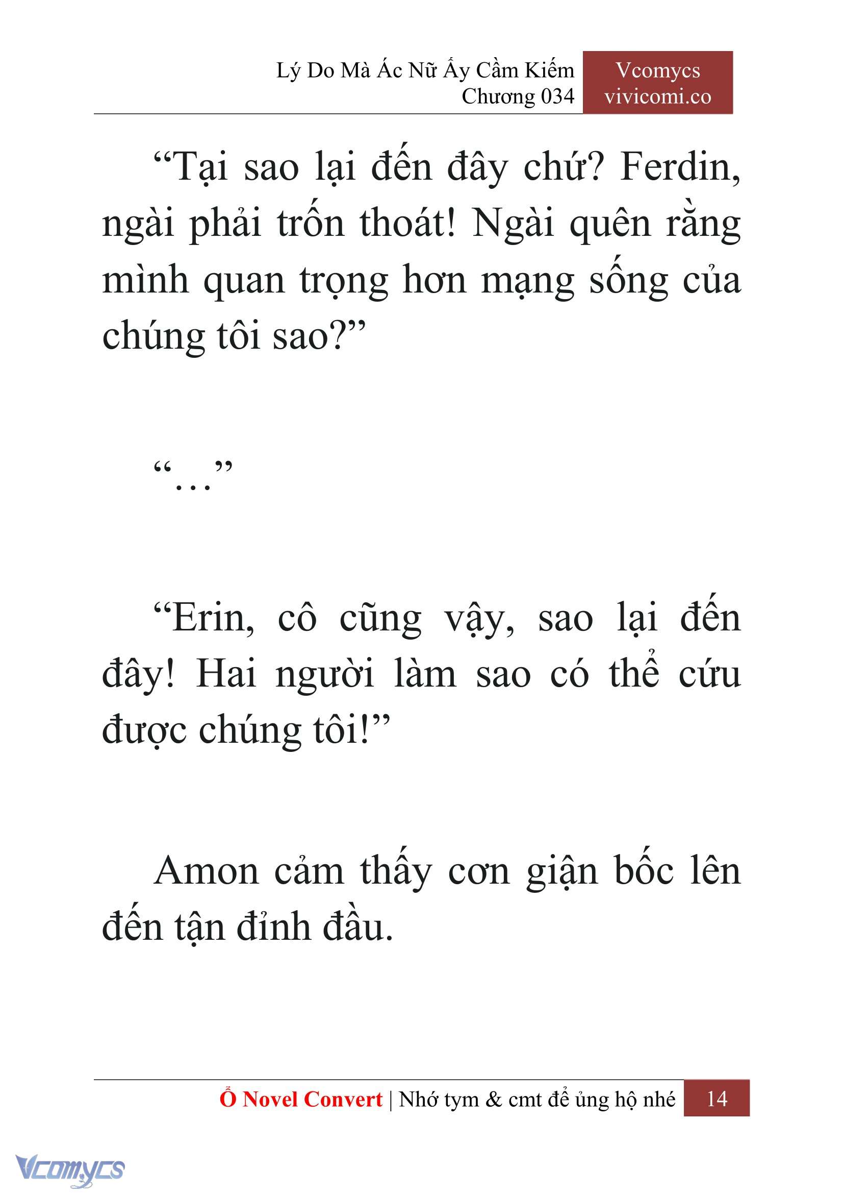 [Novel] Lý Do Mà Ác Nữ Ấy Cầm Kiếm Chap 34 - Next Chap 35