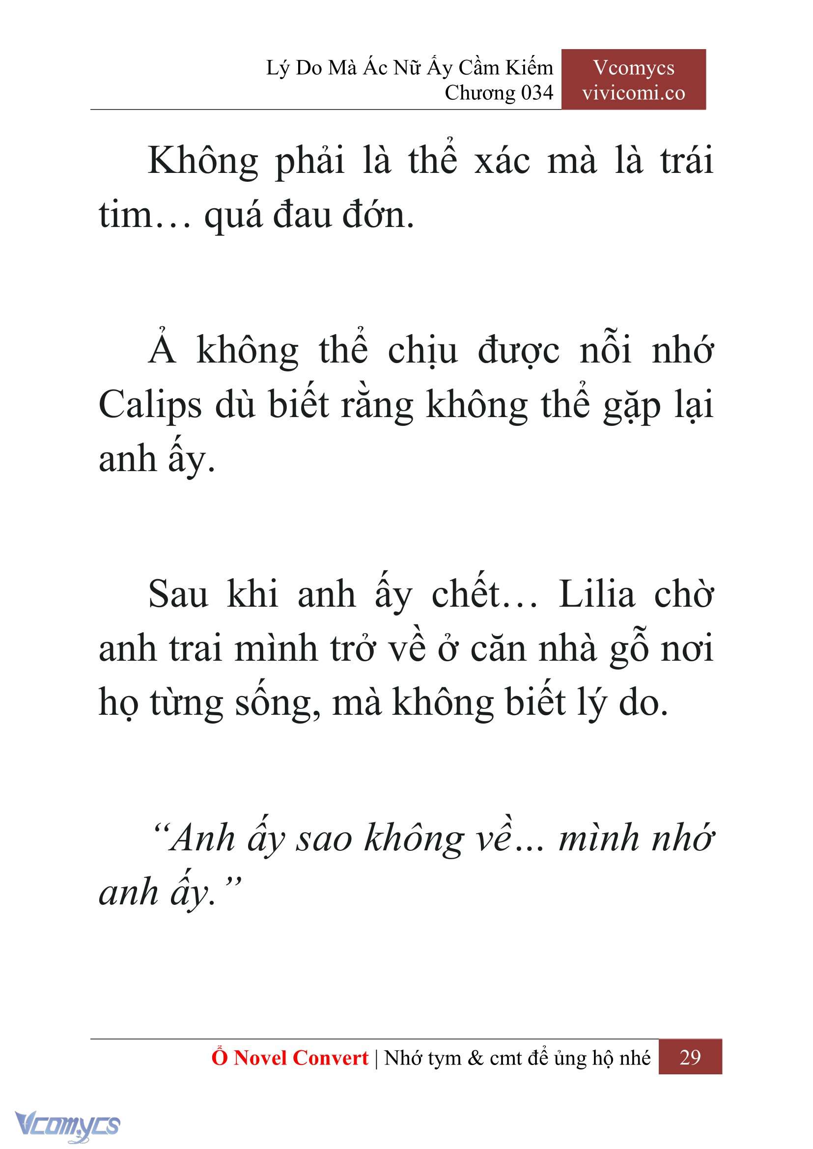 [Novel] Lý Do Mà Ác Nữ Ấy Cầm Kiếm Chap 34 - Next Chap 35