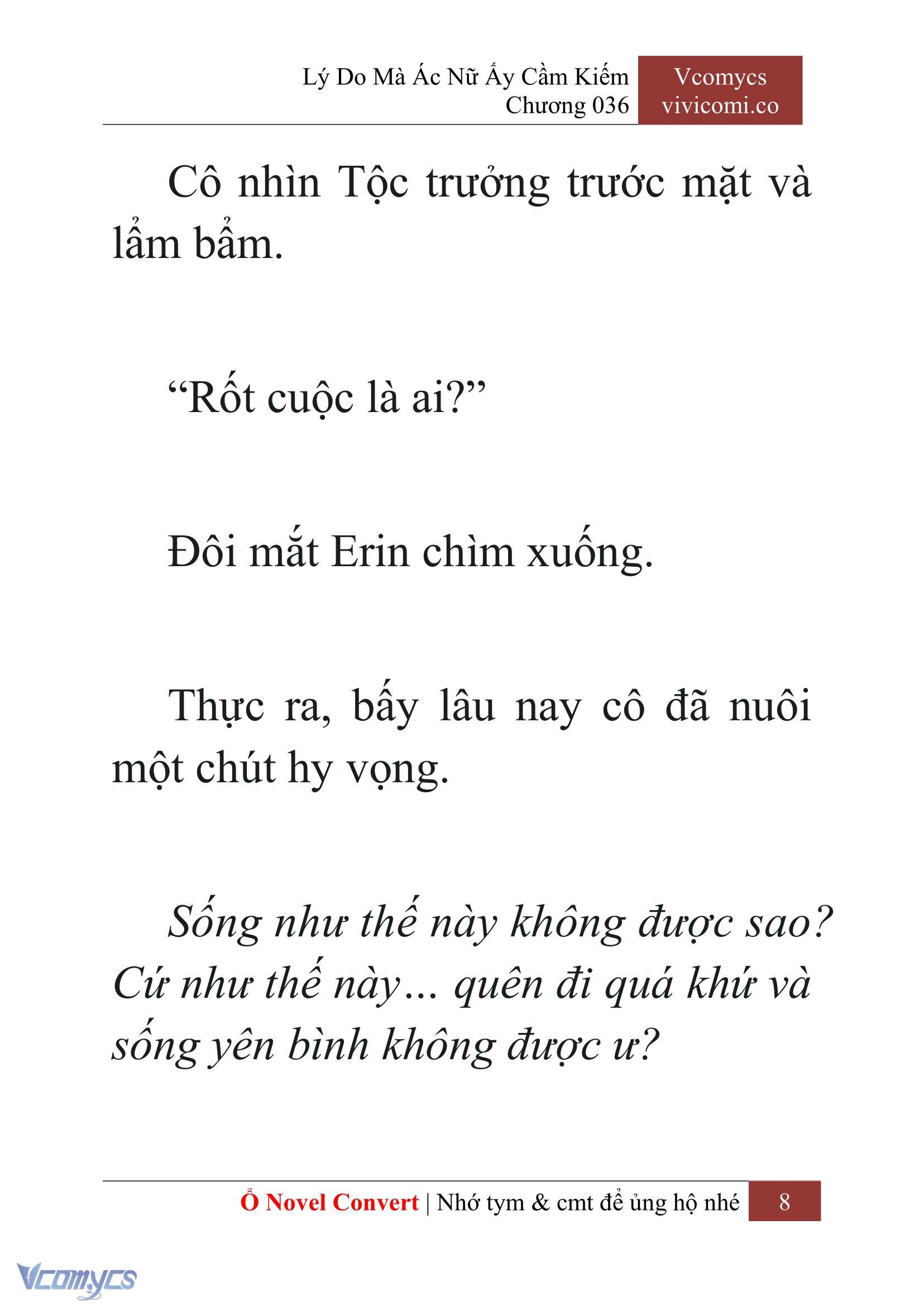 [Novel] Lý Do Mà Ác Nữ Ấy Cầm Kiếm Chap 36 - Next Chap 37