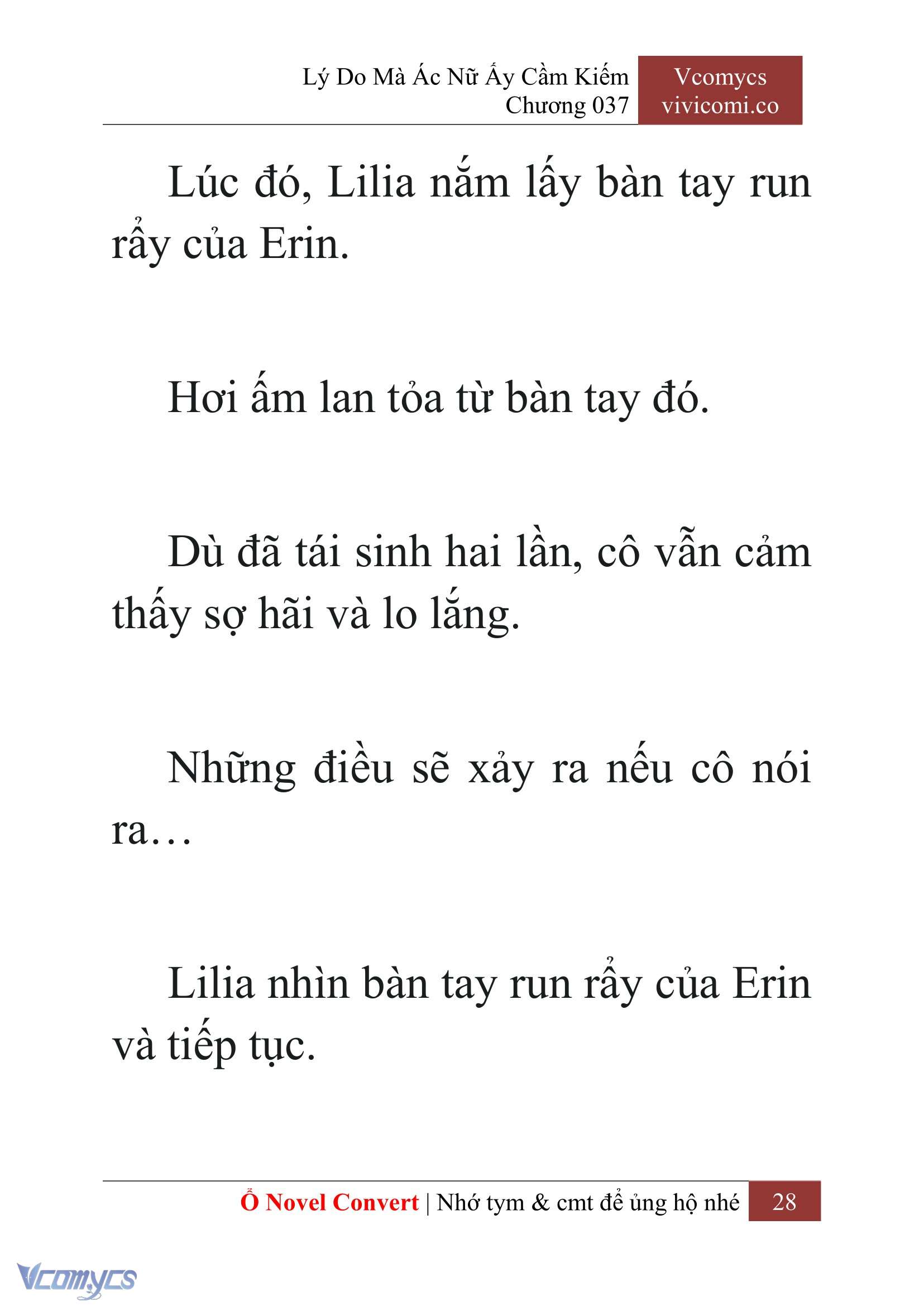 [Novel] Lý Do Mà Ác Nữ Ấy Cầm Kiếm Chap 37 - Next Chap 38