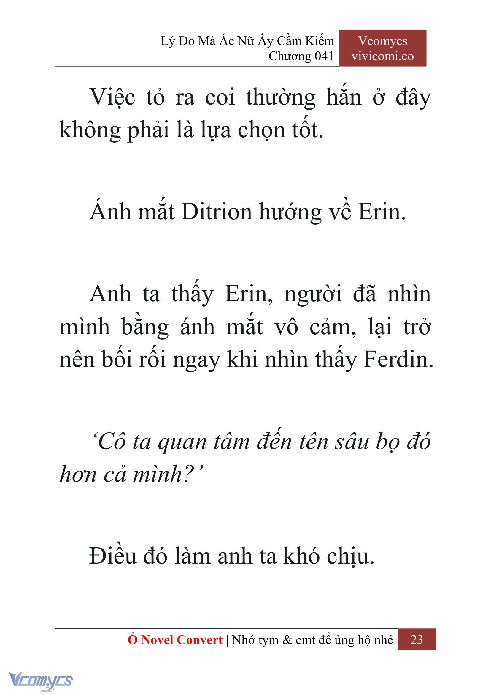 [Novel] Lý Do Mà Ác Nữ Ấy Cầm Kiếm Chap 41 - Next Chap 42