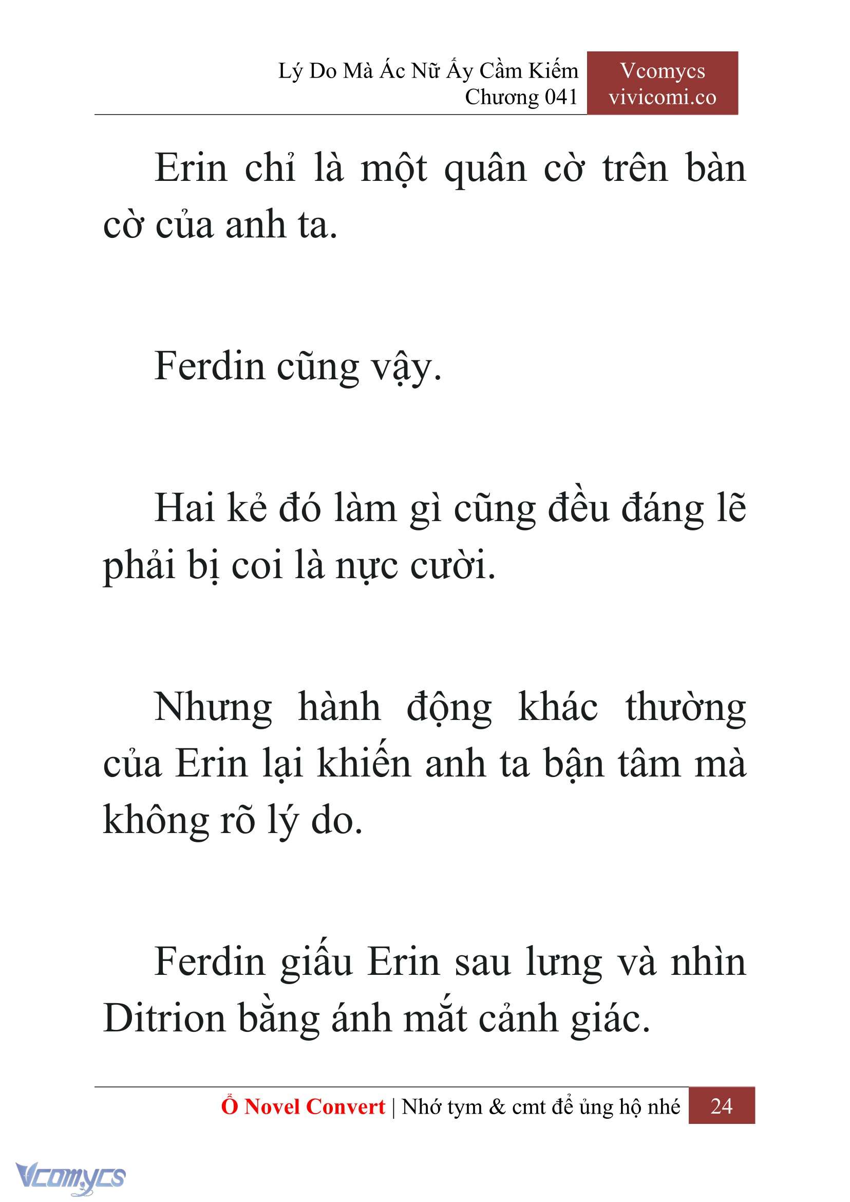 [Novel] Lý Do Mà Ác Nữ Ấy Cầm Kiếm Chap 41 - Next Chap 42