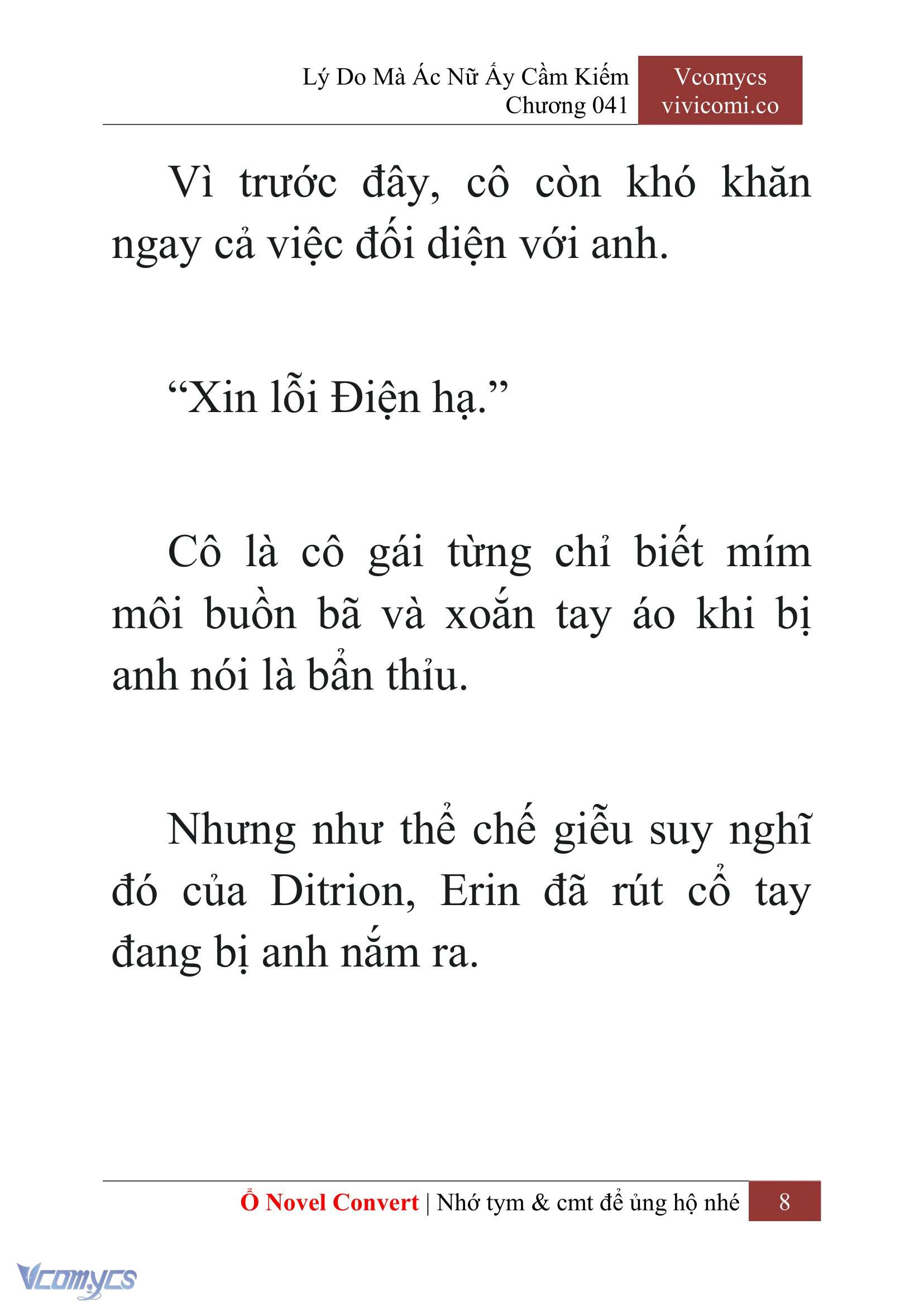 [Novel] Lý Do Mà Ác Nữ Ấy Cầm Kiếm Chap 41 - Next Chap 42
