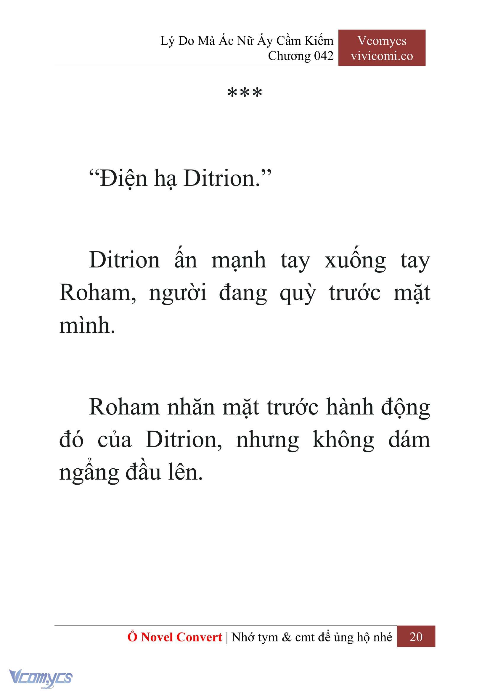 [Novel] Lý Do Mà Ác Nữ Ấy Cầm Kiếm Chap 42 - Next Chap 43