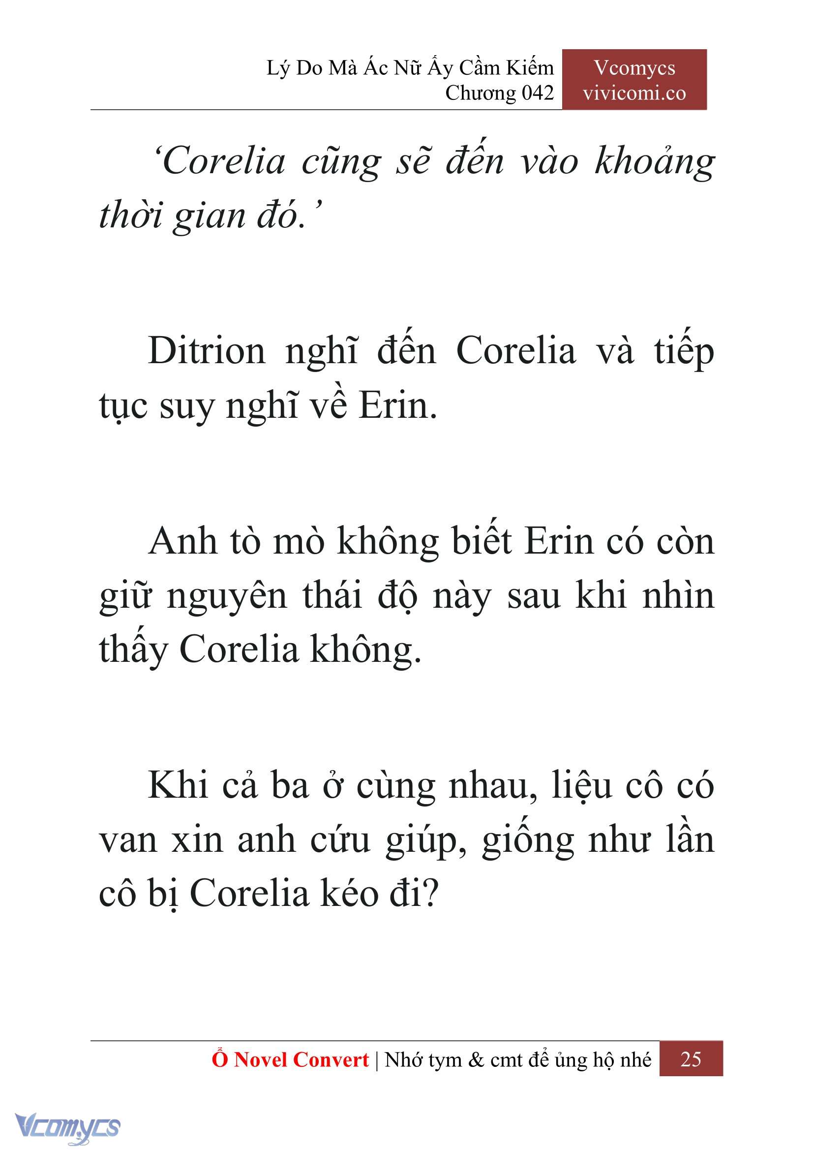 [Novel] Lý Do Mà Ác Nữ Ấy Cầm Kiếm Chap 42 - Next Chap 43