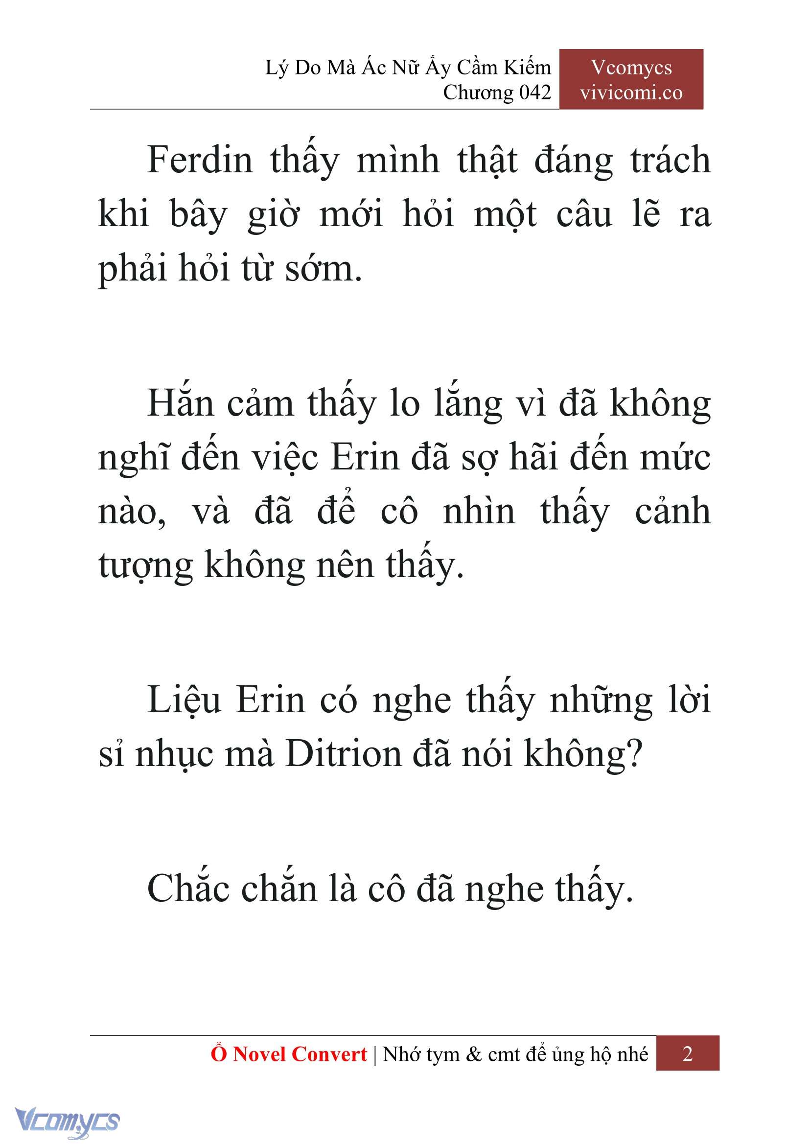 [Novel] Lý Do Mà Ác Nữ Ấy Cầm Kiếm Chap 42 - Next Chap 43