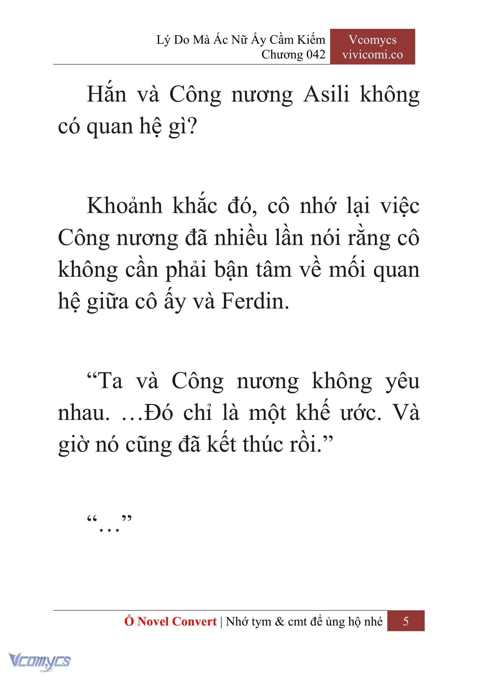 [Novel] Lý Do Mà Ác Nữ Ấy Cầm Kiếm Chap 42 - Next Chap 43