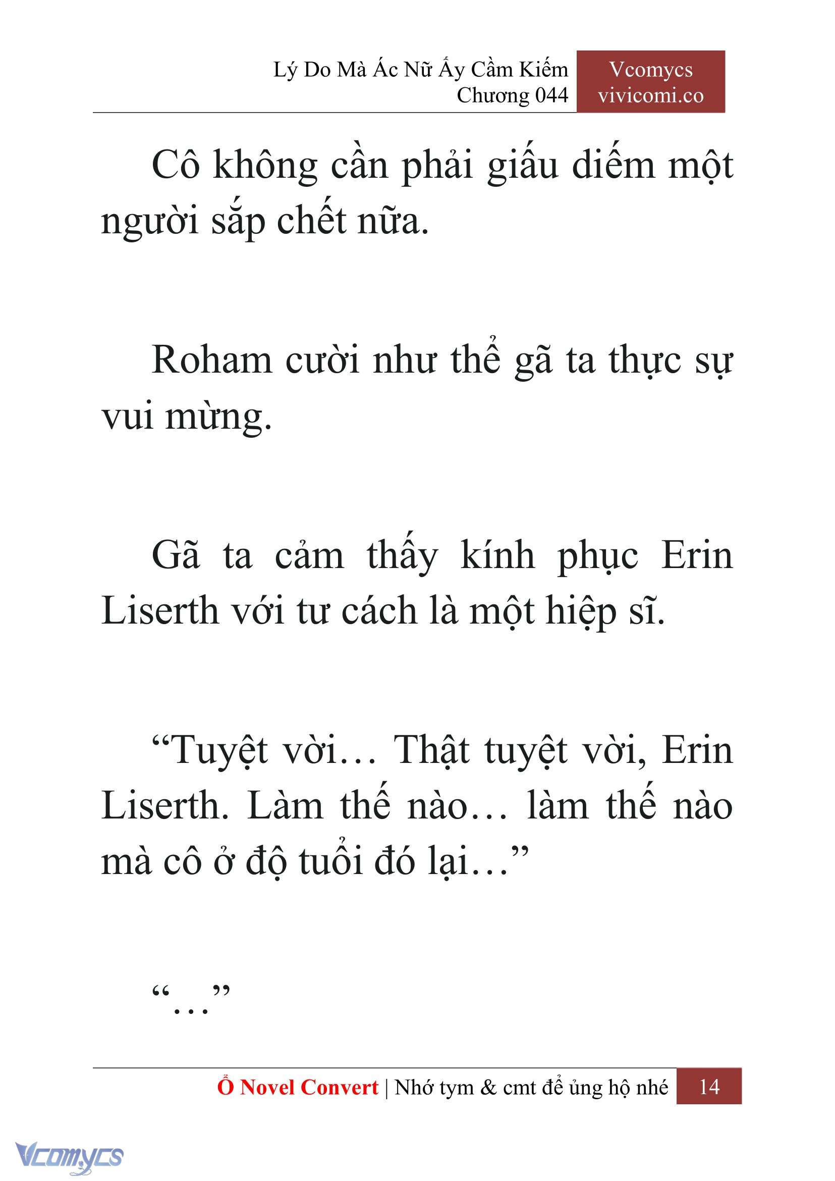 [Novel] Lý Do Mà Ác Nữ Ấy Cầm Kiếm Chap 44 - Next Chap 45