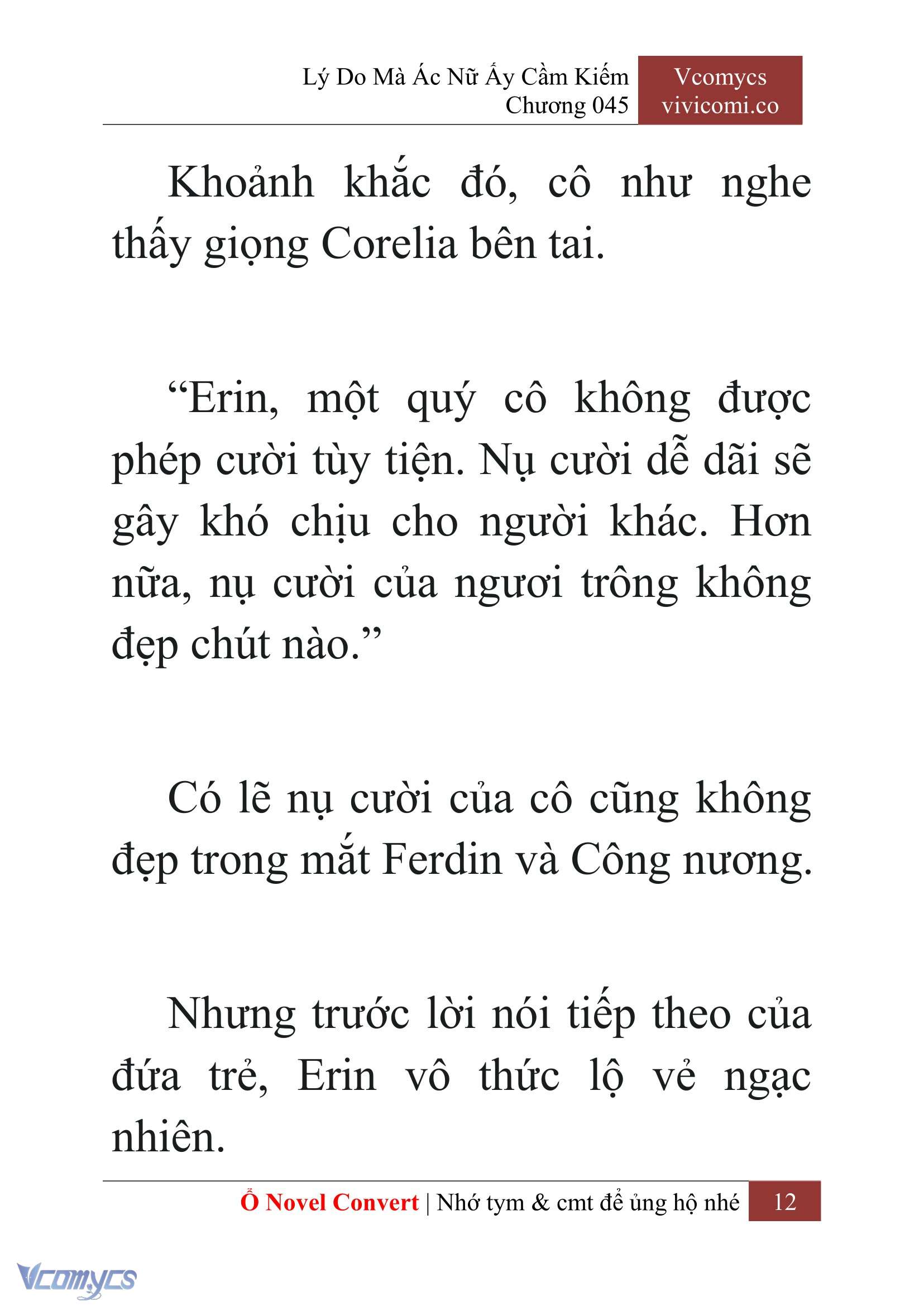 [Novel] Lý Do Mà Ác Nữ Ấy Cầm Kiếm Chap 45 - Next Chap 46