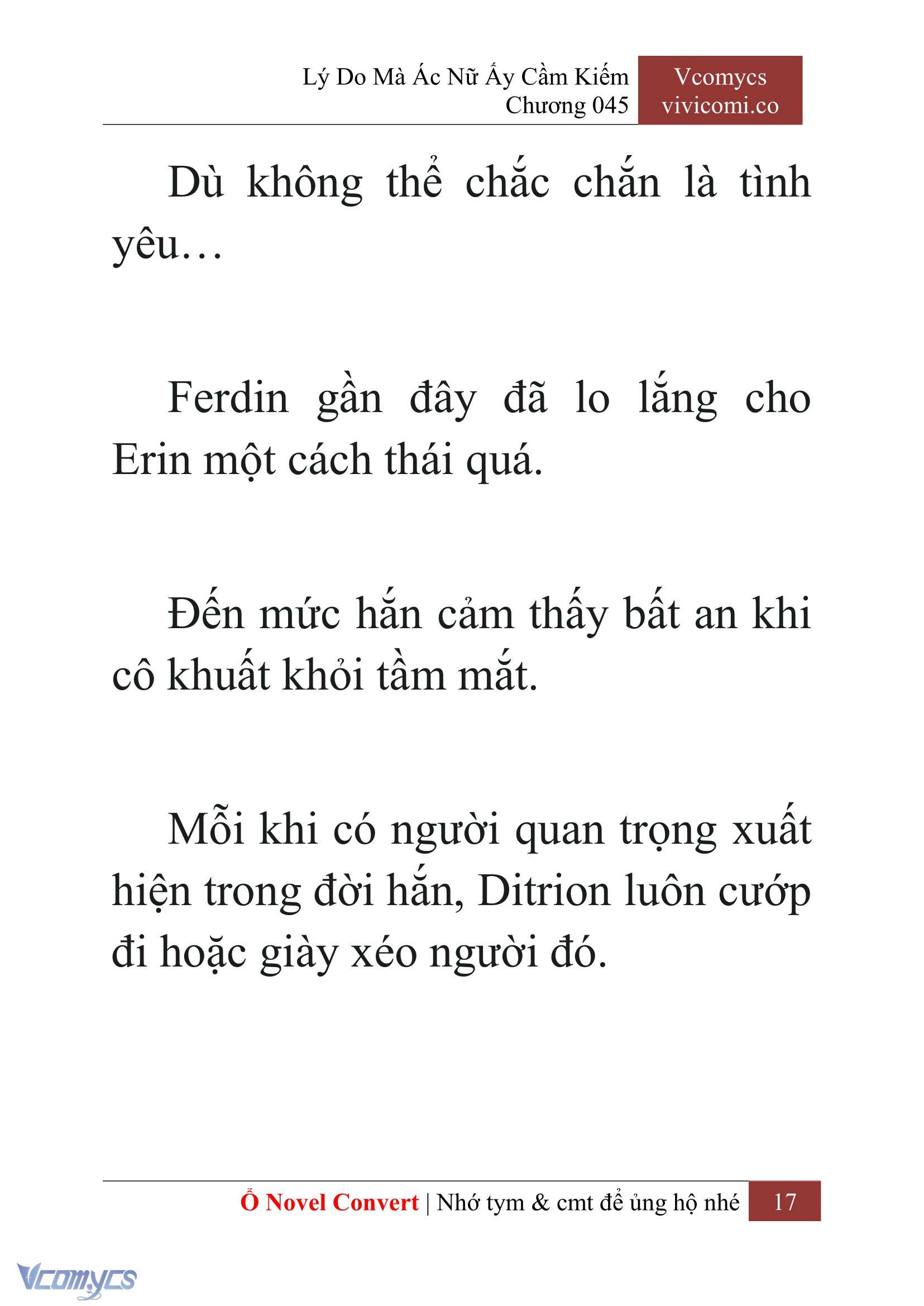 [Novel] Lý Do Mà Ác Nữ Ấy Cầm Kiếm Chap 45 - Next Chap 46