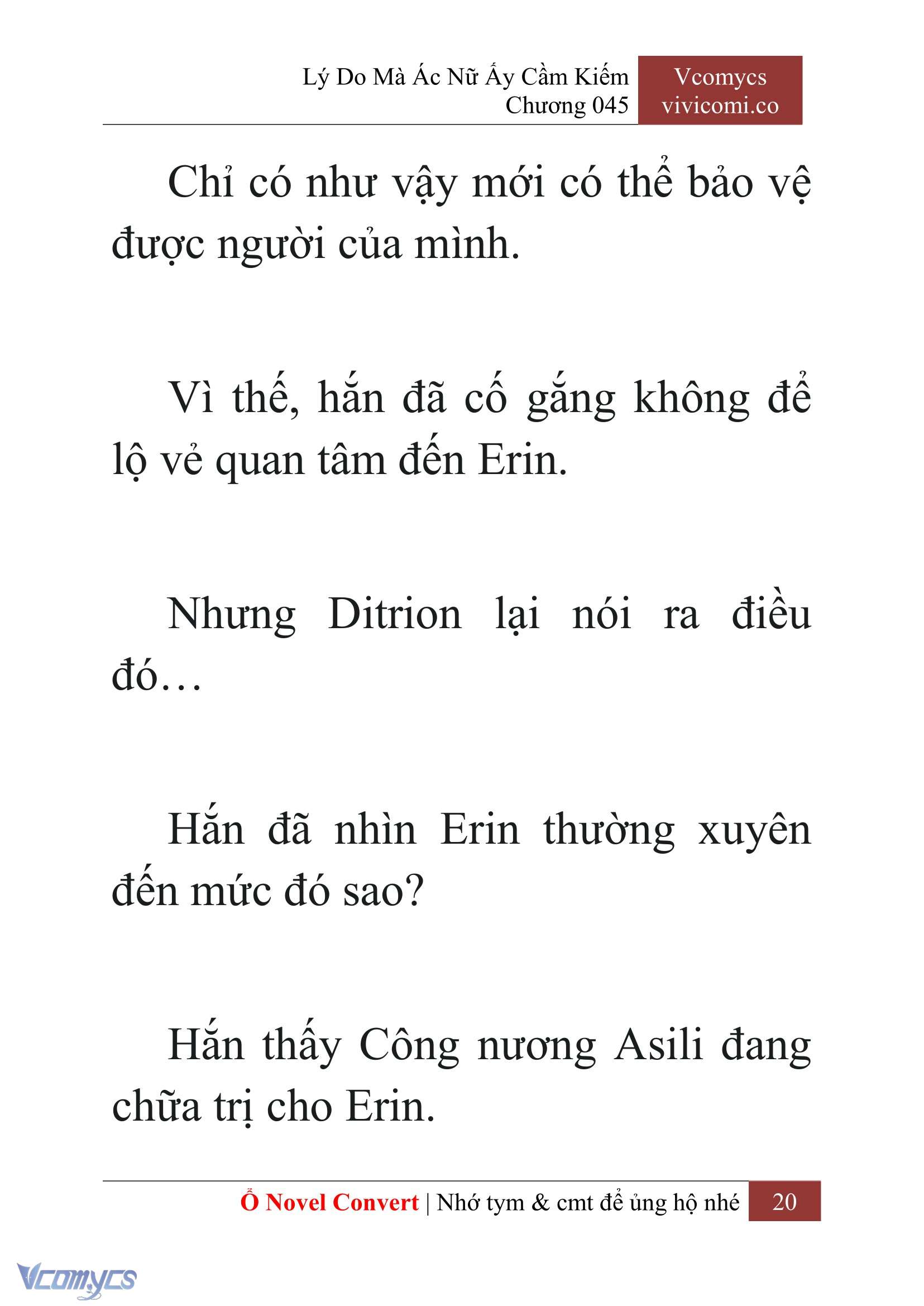 [Novel] Lý Do Mà Ác Nữ Ấy Cầm Kiếm Chap 45 - Next Chap 46