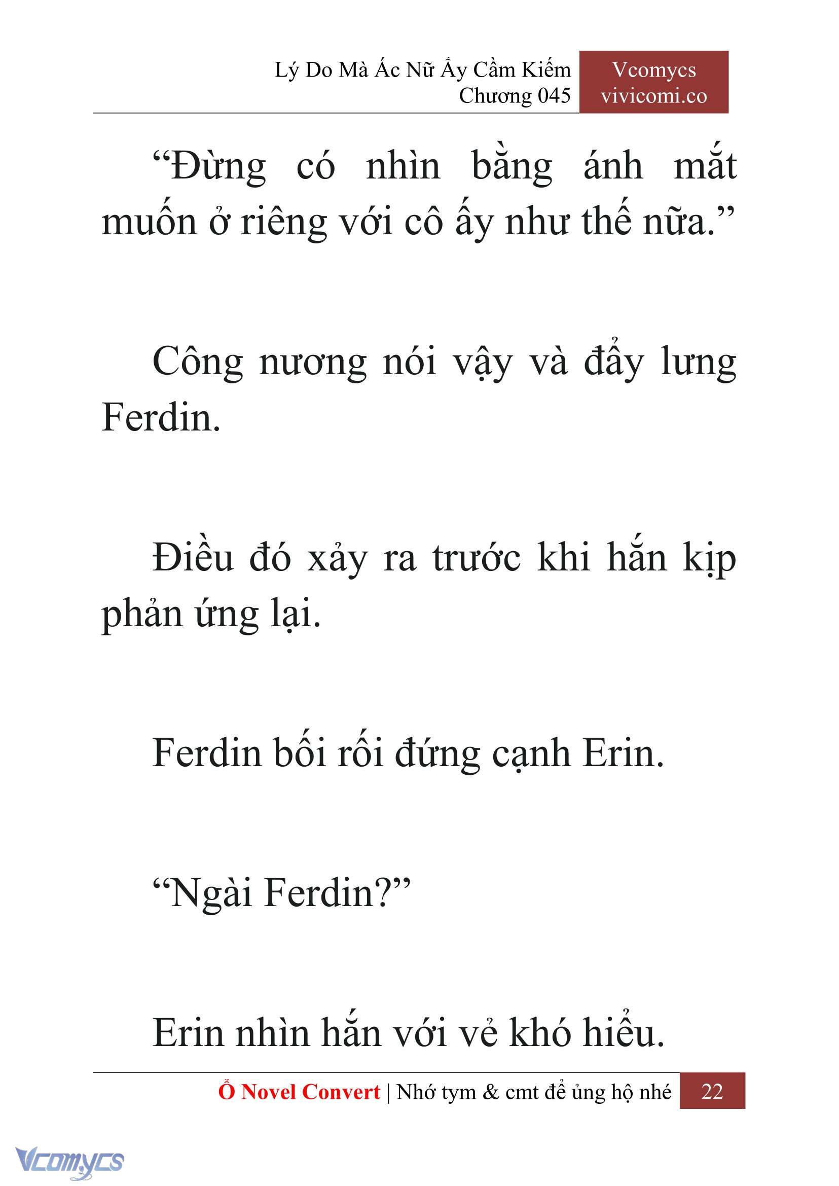 [Novel] Lý Do Mà Ác Nữ Ấy Cầm Kiếm Chap 45 - Next Chap 46