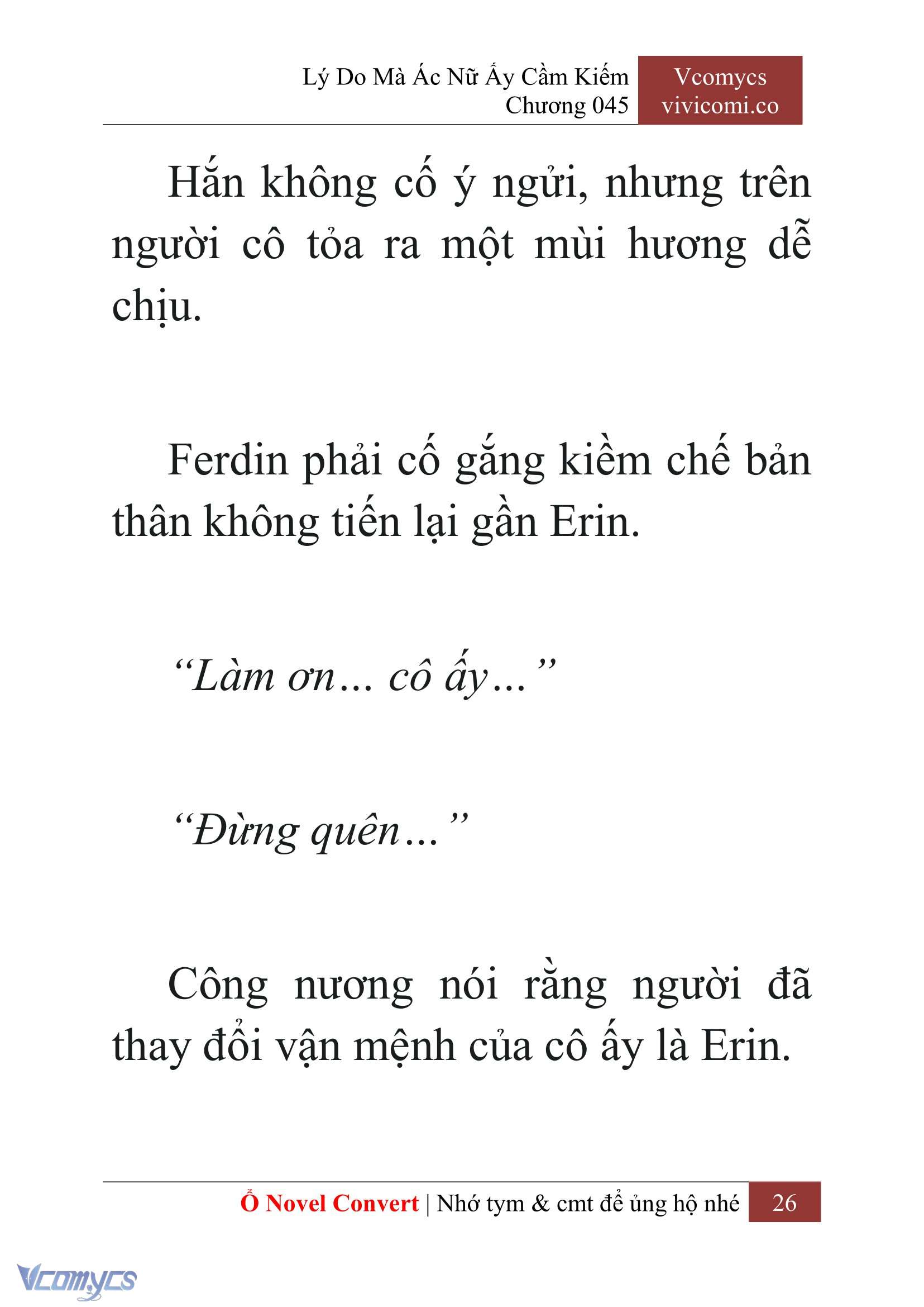 [Novel] Lý Do Mà Ác Nữ Ấy Cầm Kiếm Chap 45 - Next Chap 46