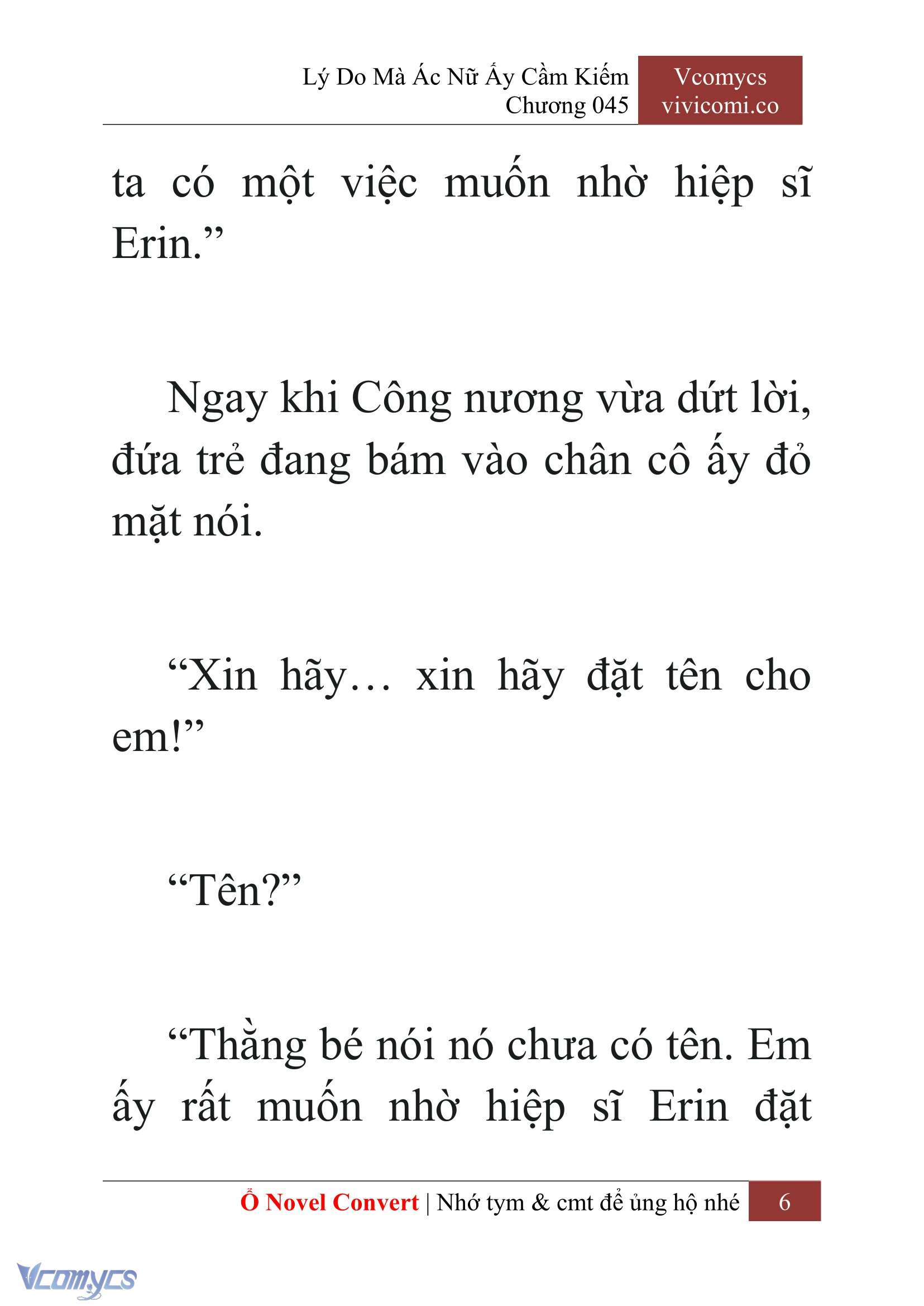 [Novel] Lý Do Mà Ác Nữ Ấy Cầm Kiếm Chap 45 - Next Chap 46