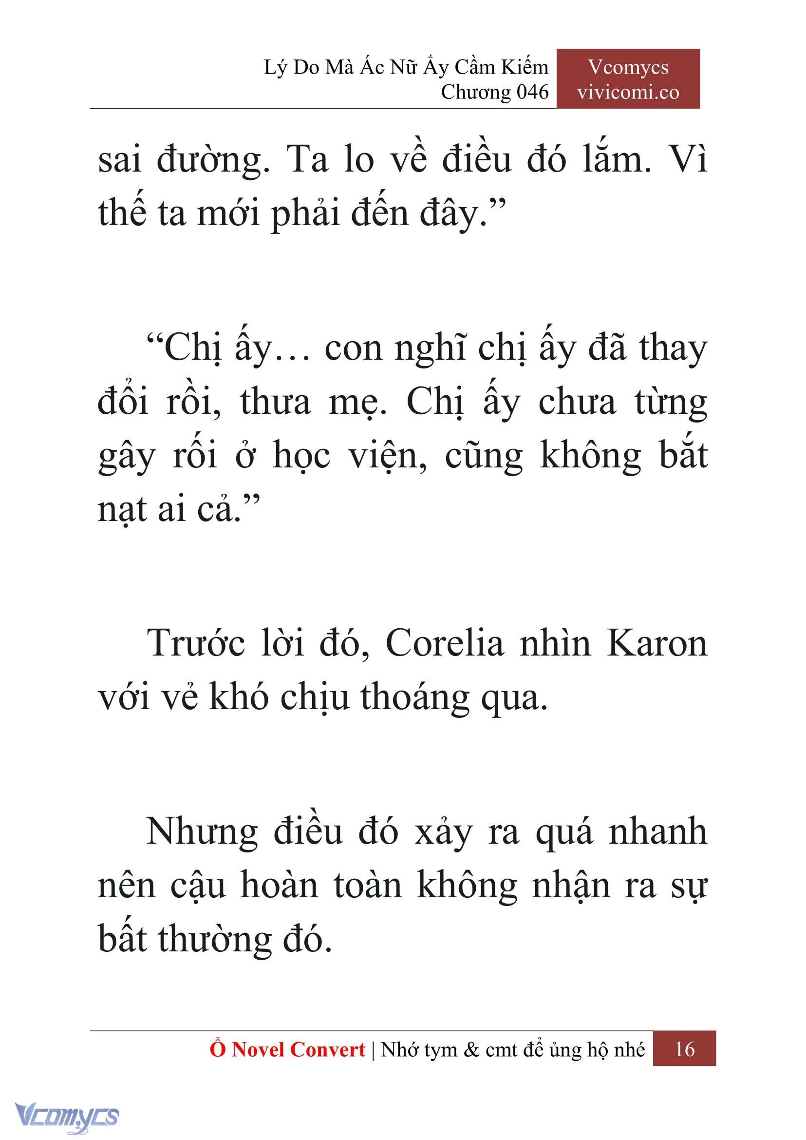 [Novel] Lý Do Mà Ác Nữ Ấy Cầm Kiếm Chap 46 - Next Chap 47