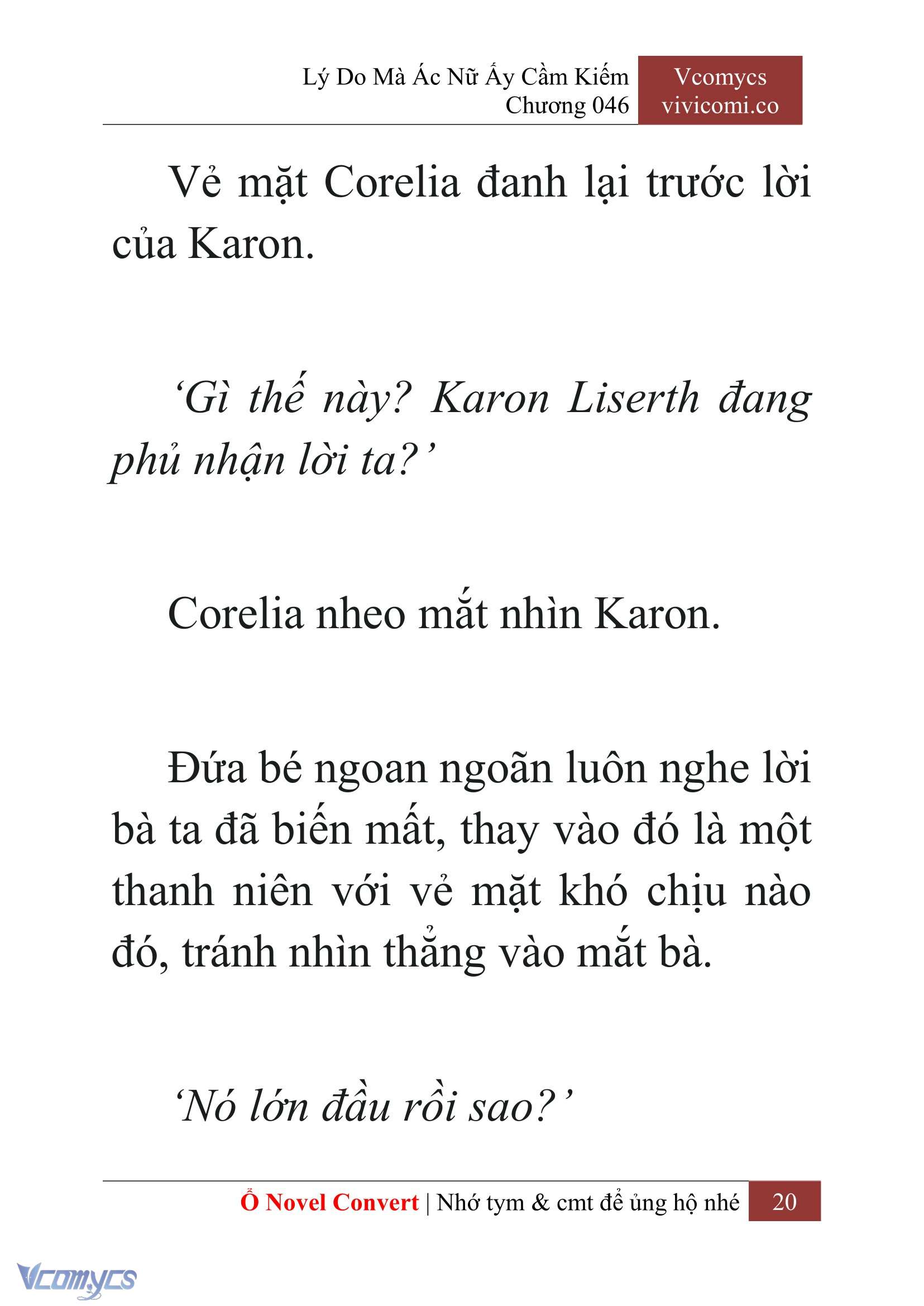 [Novel] Lý Do Mà Ác Nữ Ấy Cầm Kiếm Chap 46 - Next Chap 47