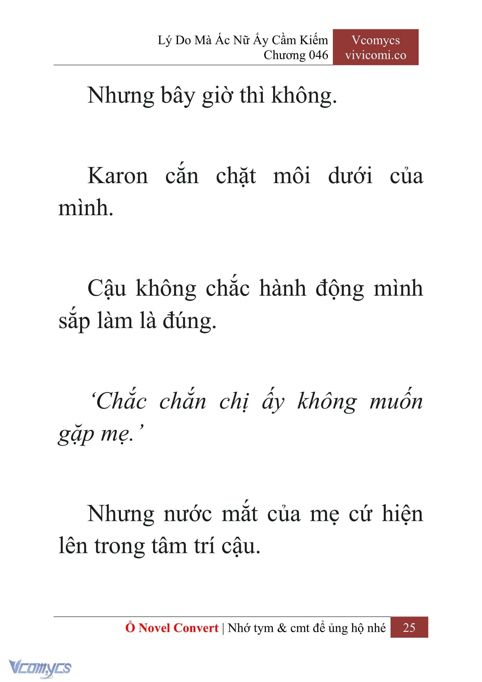 [Novel] Lý Do Mà Ác Nữ Ấy Cầm Kiếm Chap 46 - Next Chap 47