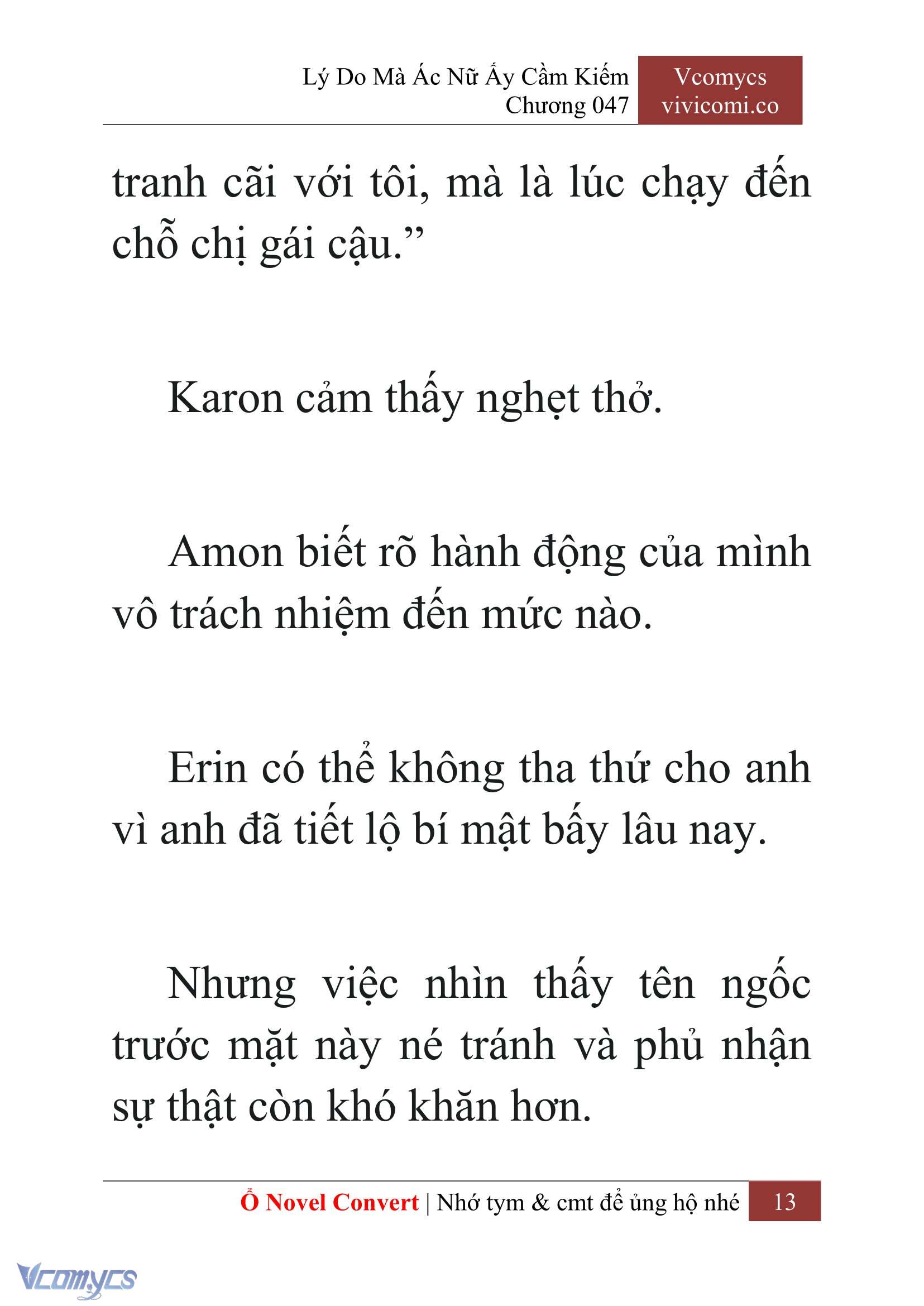 [Novel] Lý Do Mà Ác Nữ Ấy Cầm Kiếm Chap 47 - Next Chap 48