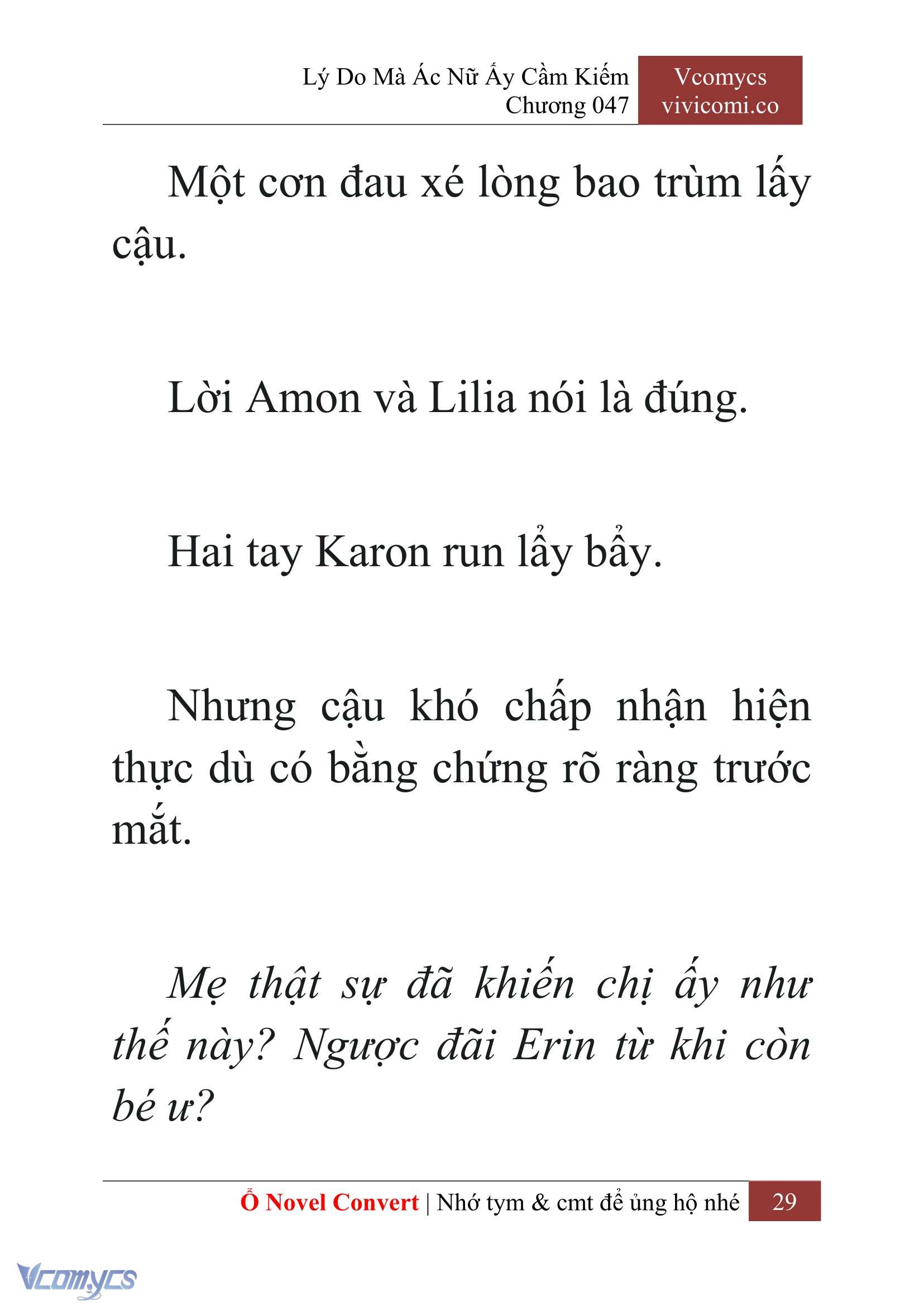 [Novel] Lý Do Mà Ác Nữ Ấy Cầm Kiếm Chap 47 - Next Chap 48