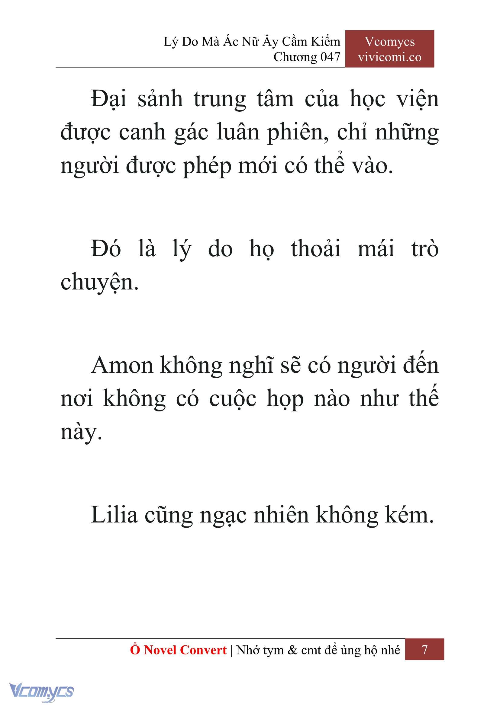 [Novel] Lý Do Mà Ác Nữ Ấy Cầm Kiếm Chap 47 - Next Chap 48