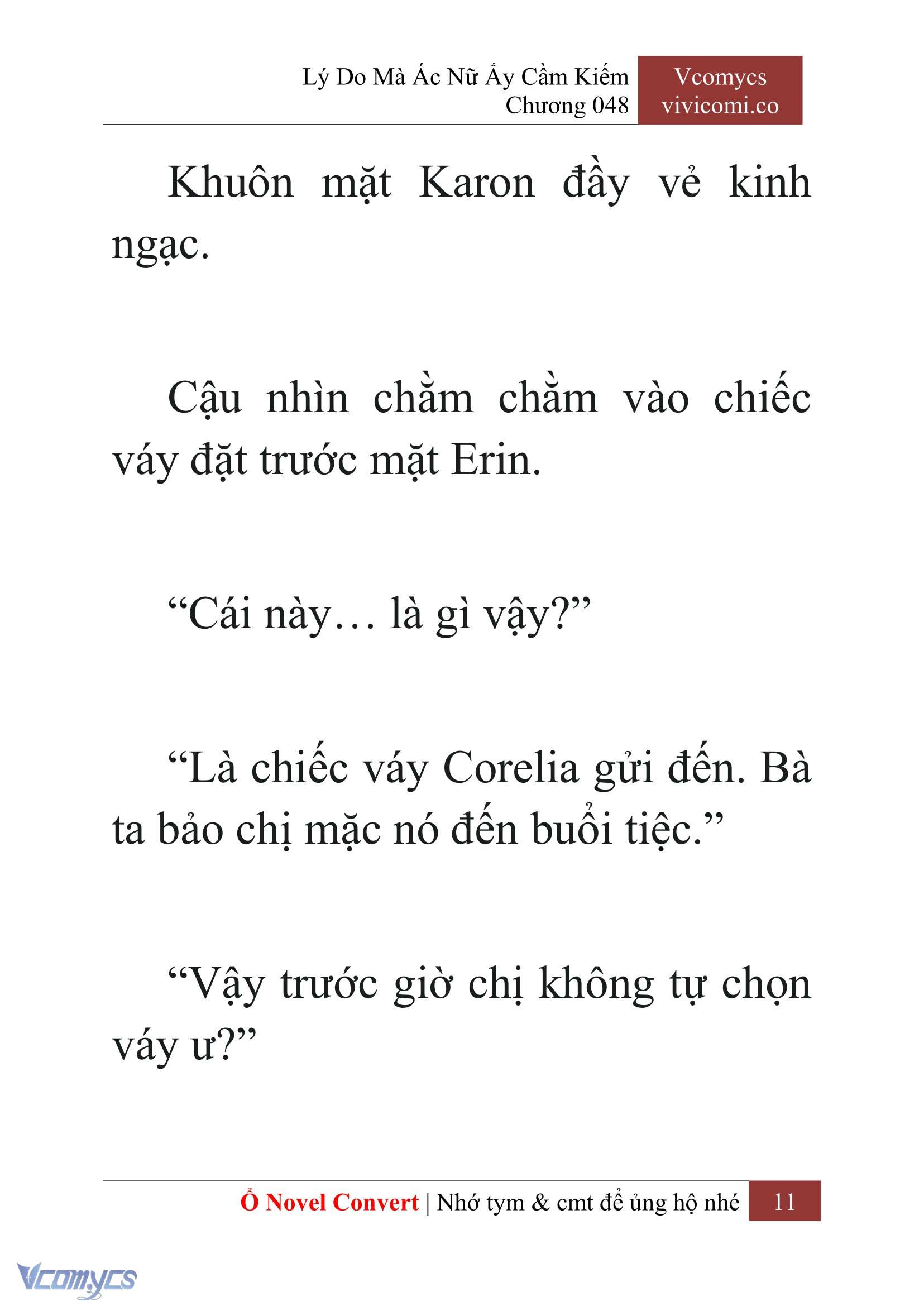 [Novel] Lý Do Mà Ác Nữ Ấy Cầm Kiếm Chap 48 - Next Chap 49