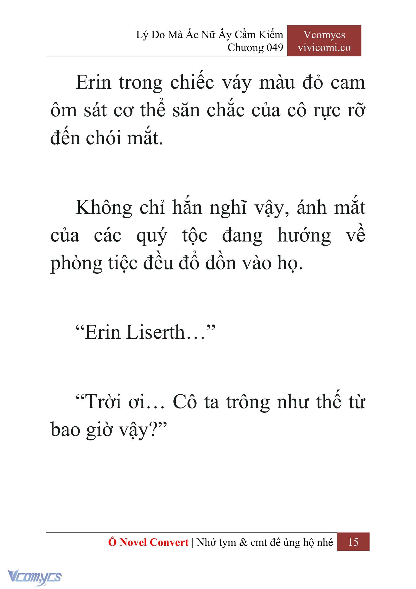[Novel] Lý Do Mà Ác Nữ Ấy Cầm Kiếm Chap 49 - Next Chap 50