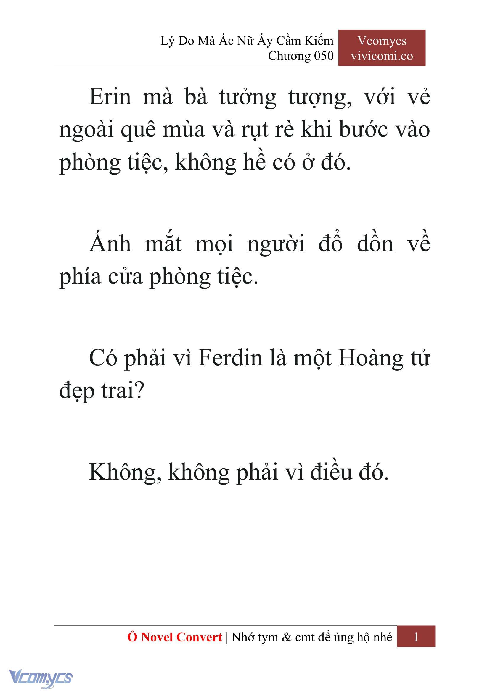 [Novel] Lý Do Mà Ác Nữ Ấy Cầm Kiếm Chap 50 - Next Chap 51