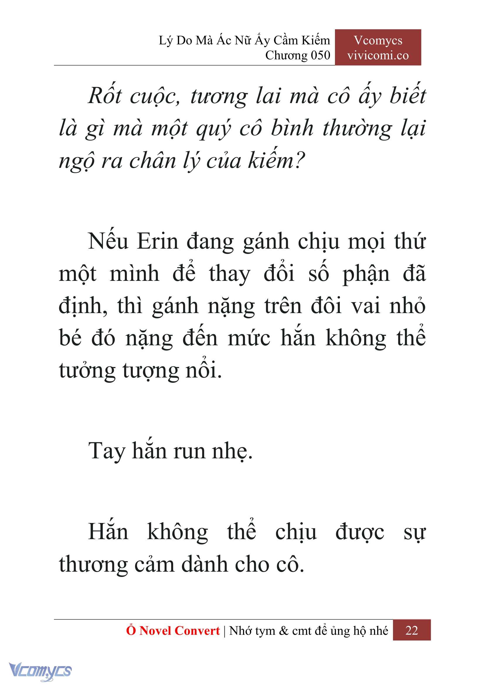 [Novel] Lý Do Mà Ác Nữ Ấy Cầm Kiếm Chap 50 - Next Chap 51