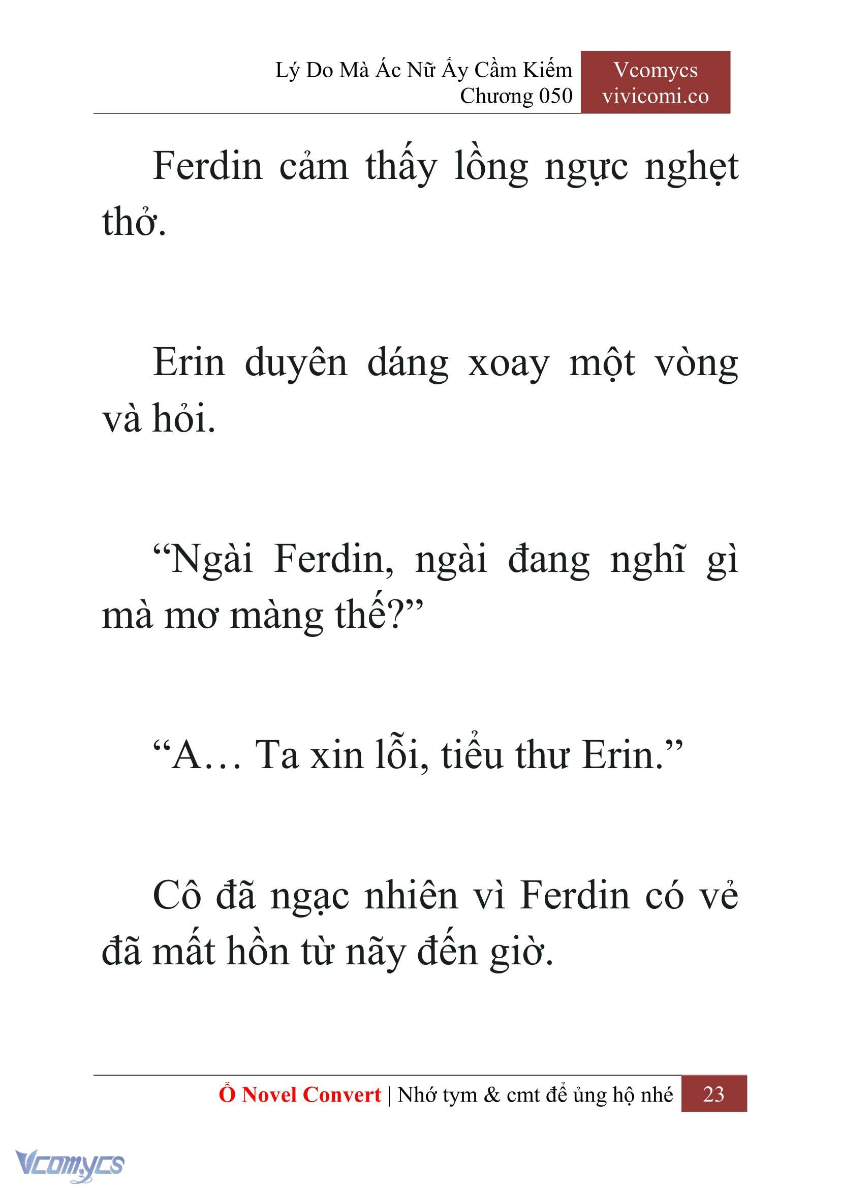 [Novel] Lý Do Mà Ác Nữ Ấy Cầm Kiếm Chap 50 - Next Chap 51