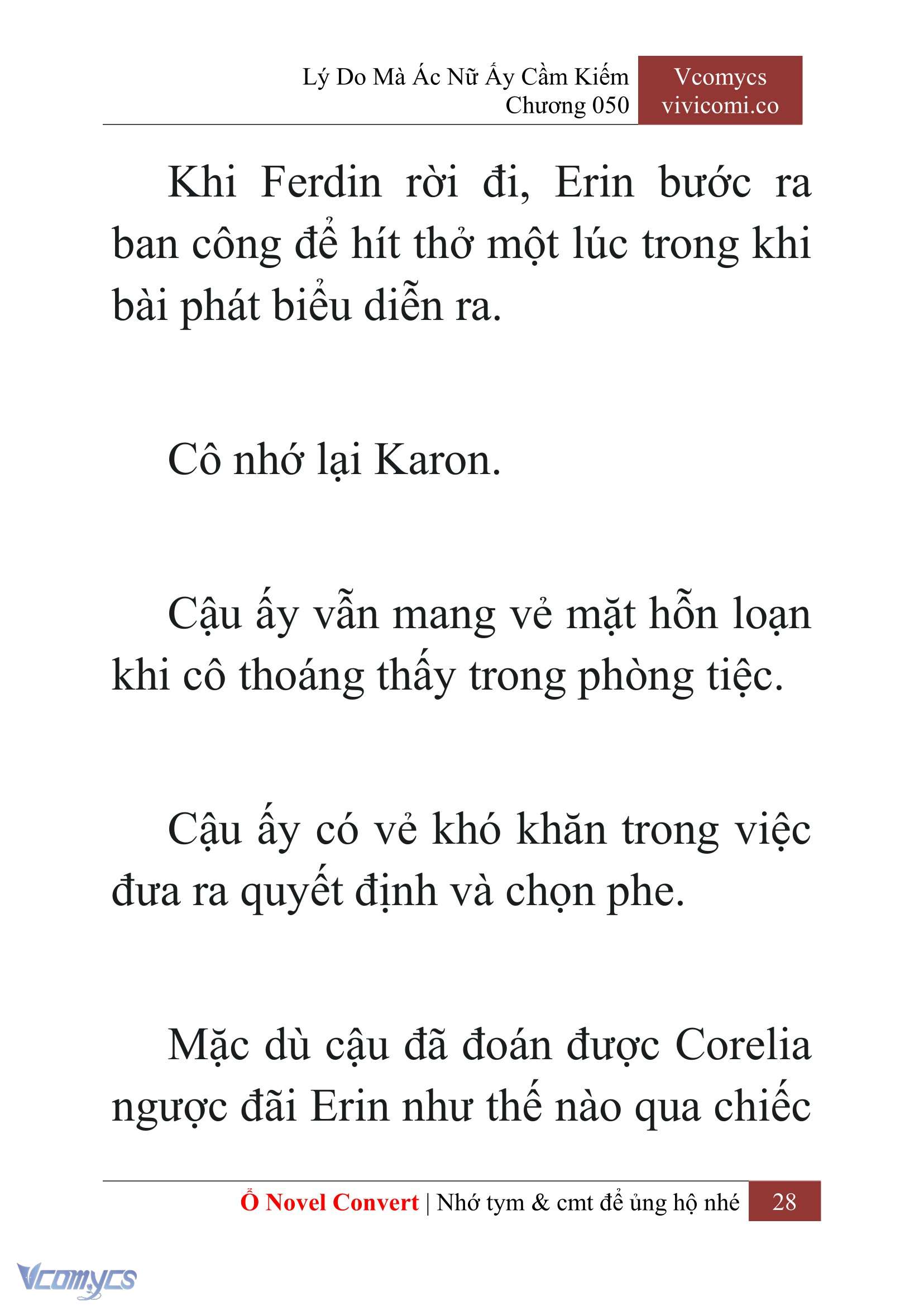 [Novel] Lý Do Mà Ác Nữ Ấy Cầm Kiếm Chap 50 - Next Chap 51