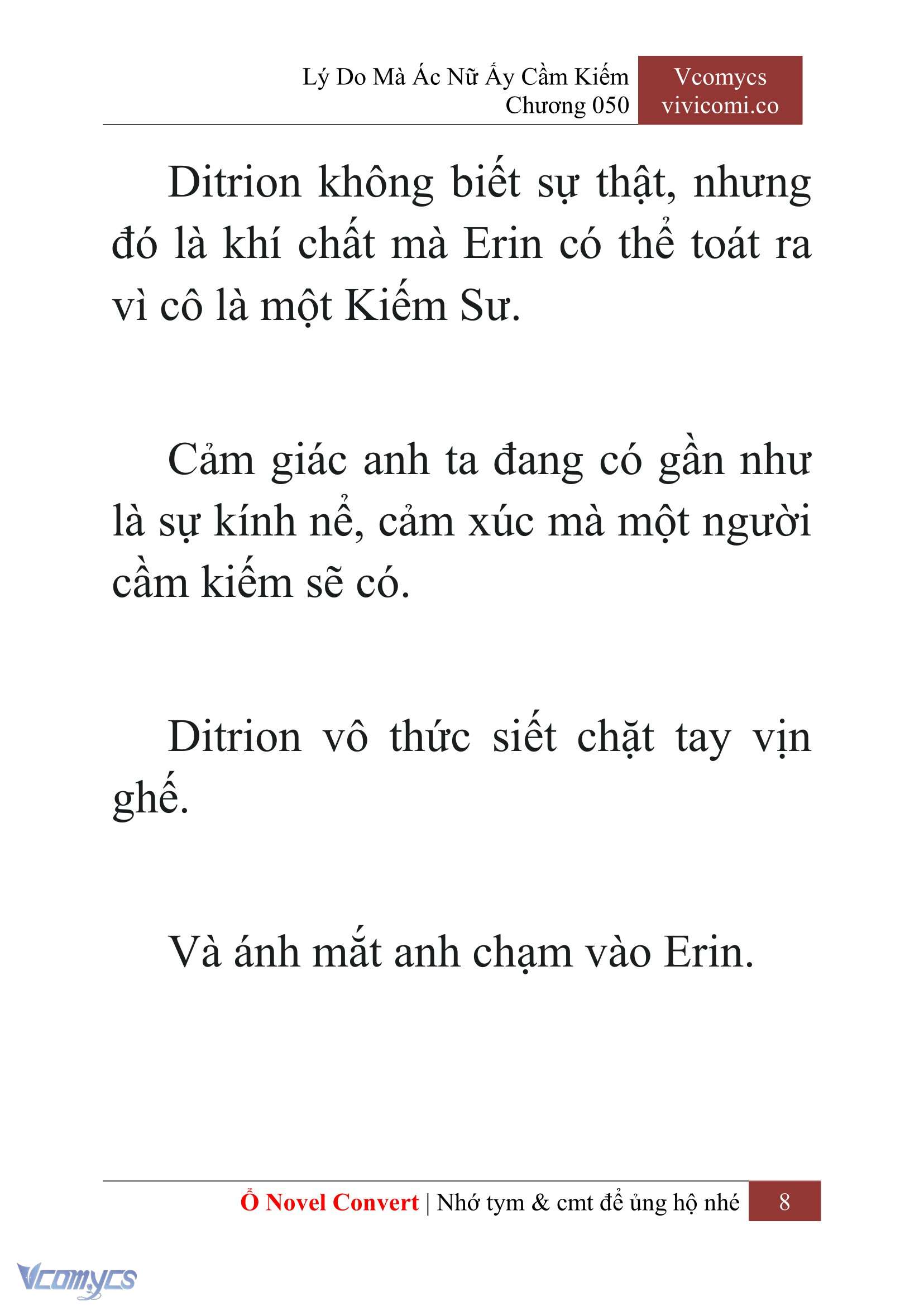 [Novel] Lý Do Mà Ác Nữ Ấy Cầm Kiếm Chap 50 - Next Chap 51