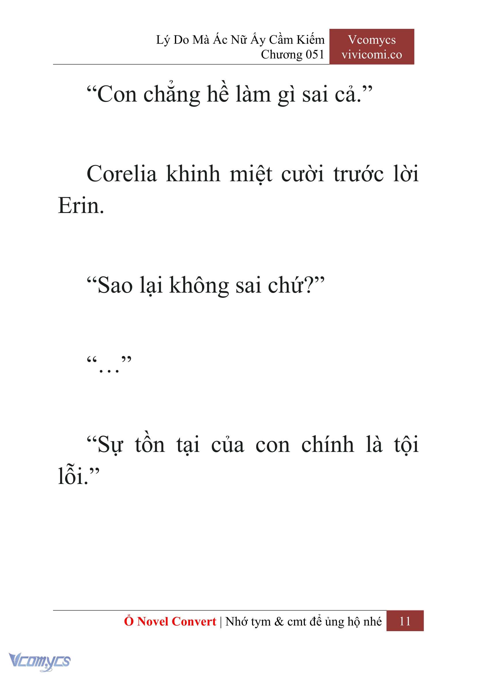 [Novel] Lý Do Mà Ác Nữ Ấy Cầm Kiếm Chap 51 - Next Chap 52