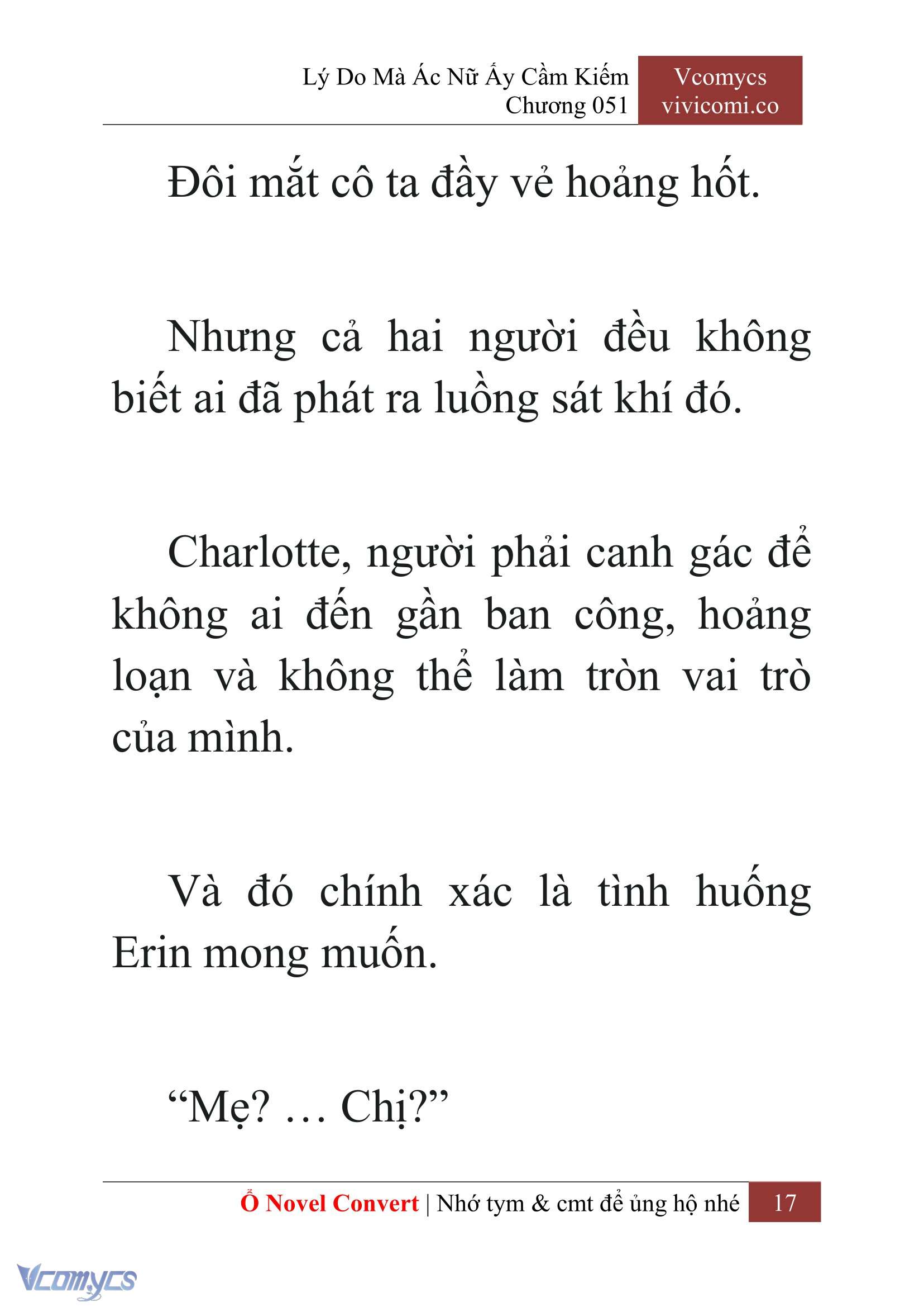 [Novel] Lý Do Mà Ác Nữ Ấy Cầm Kiếm Chap 51 - Next Chap 52
