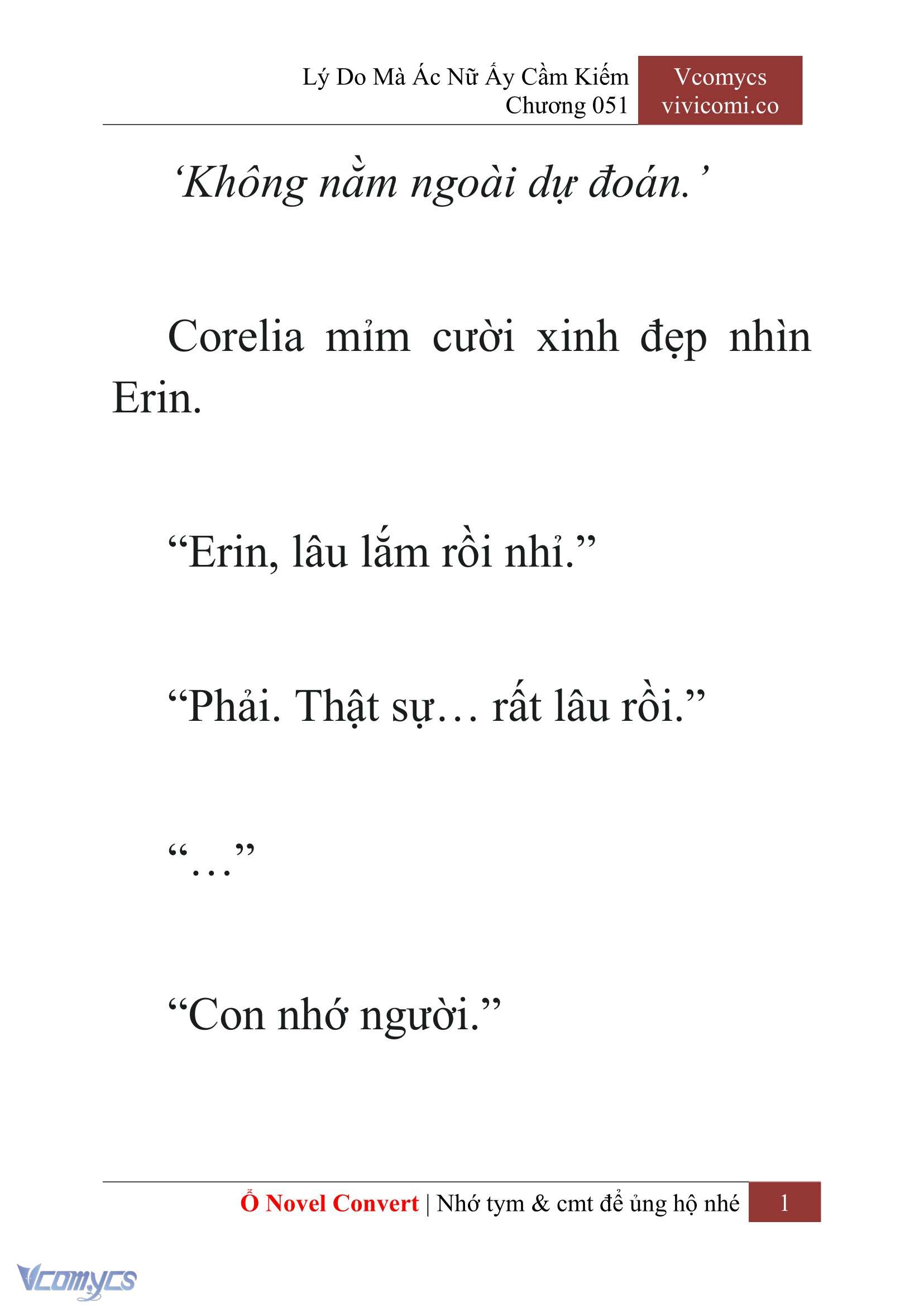 [Novel] Lý Do Mà Ác Nữ Ấy Cầm Kiếm Chap 51 - Next Chap 52