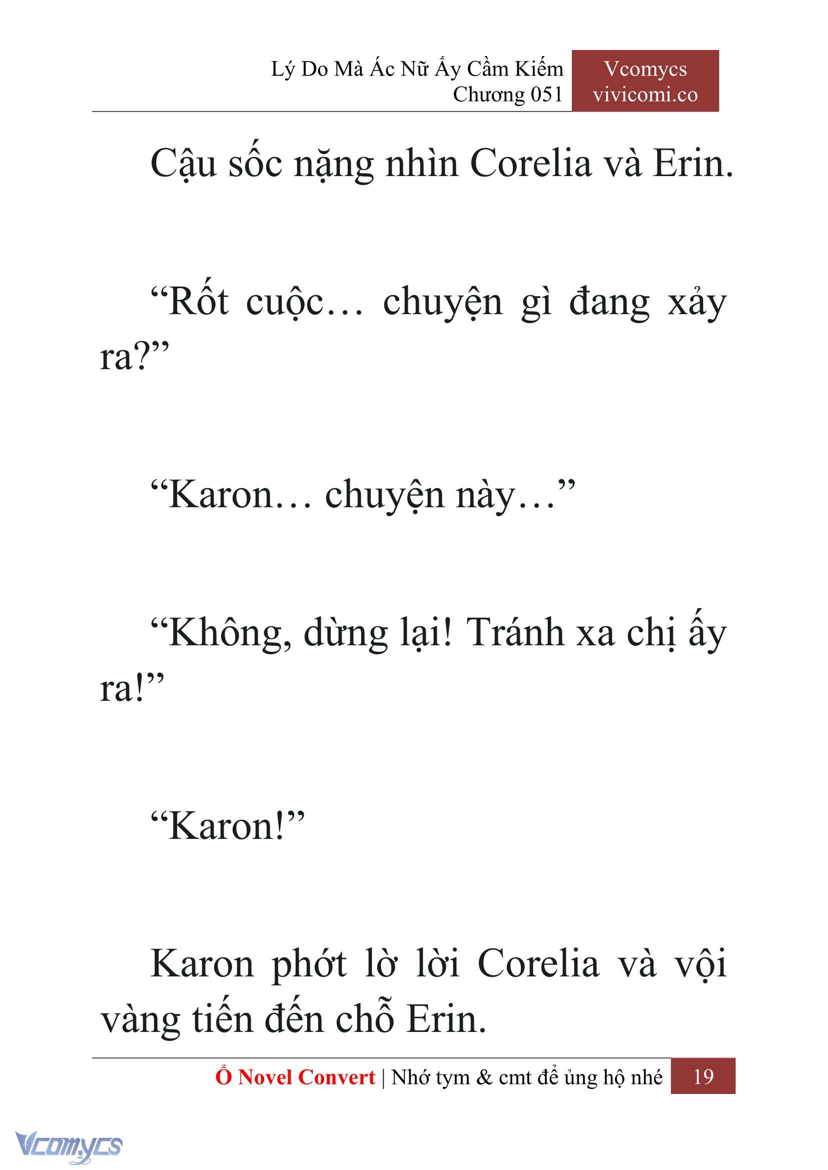 [Novel] Lý Do Mà Ác Nữ Ấy Cầm Kiếm Chap 51 - Next Chap 52